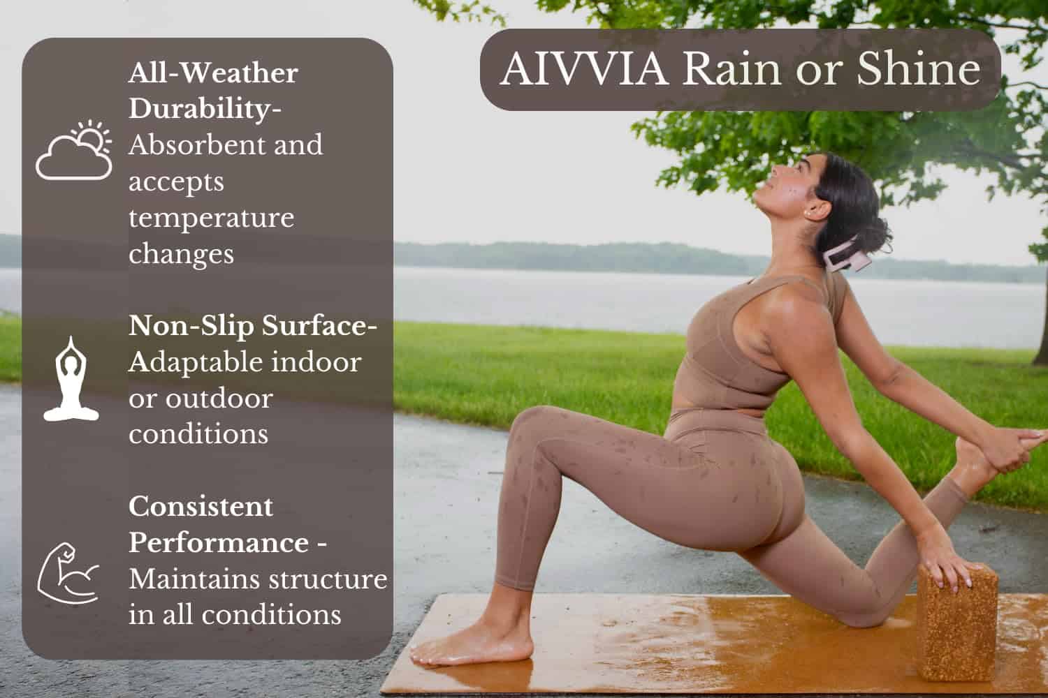 Juego de Bloques de Yoga de Corcho - Absorbente de Peso, - Imagen 6