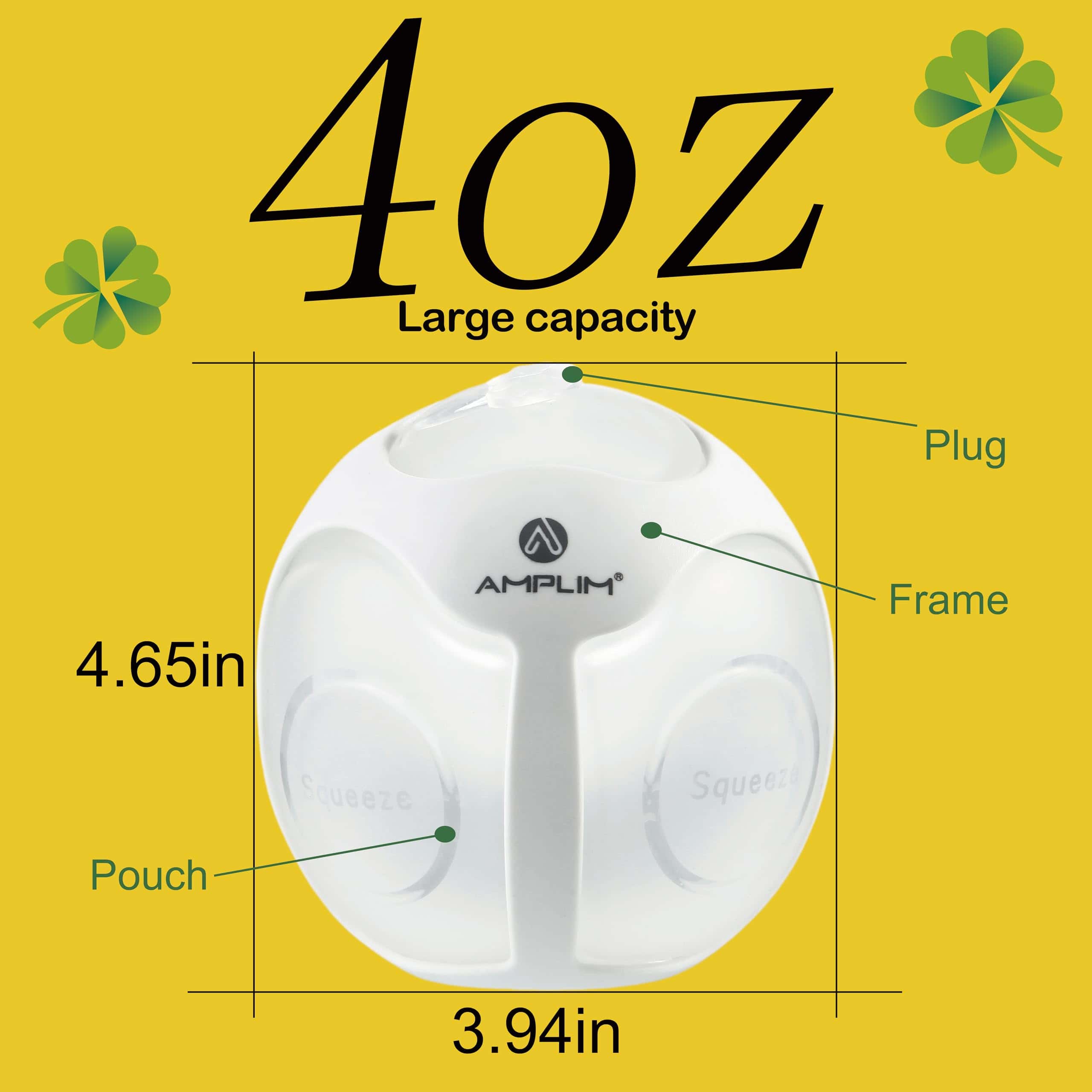 Colector de leche materna portátil de Amplim In-Bra | Copa - Imagen 8