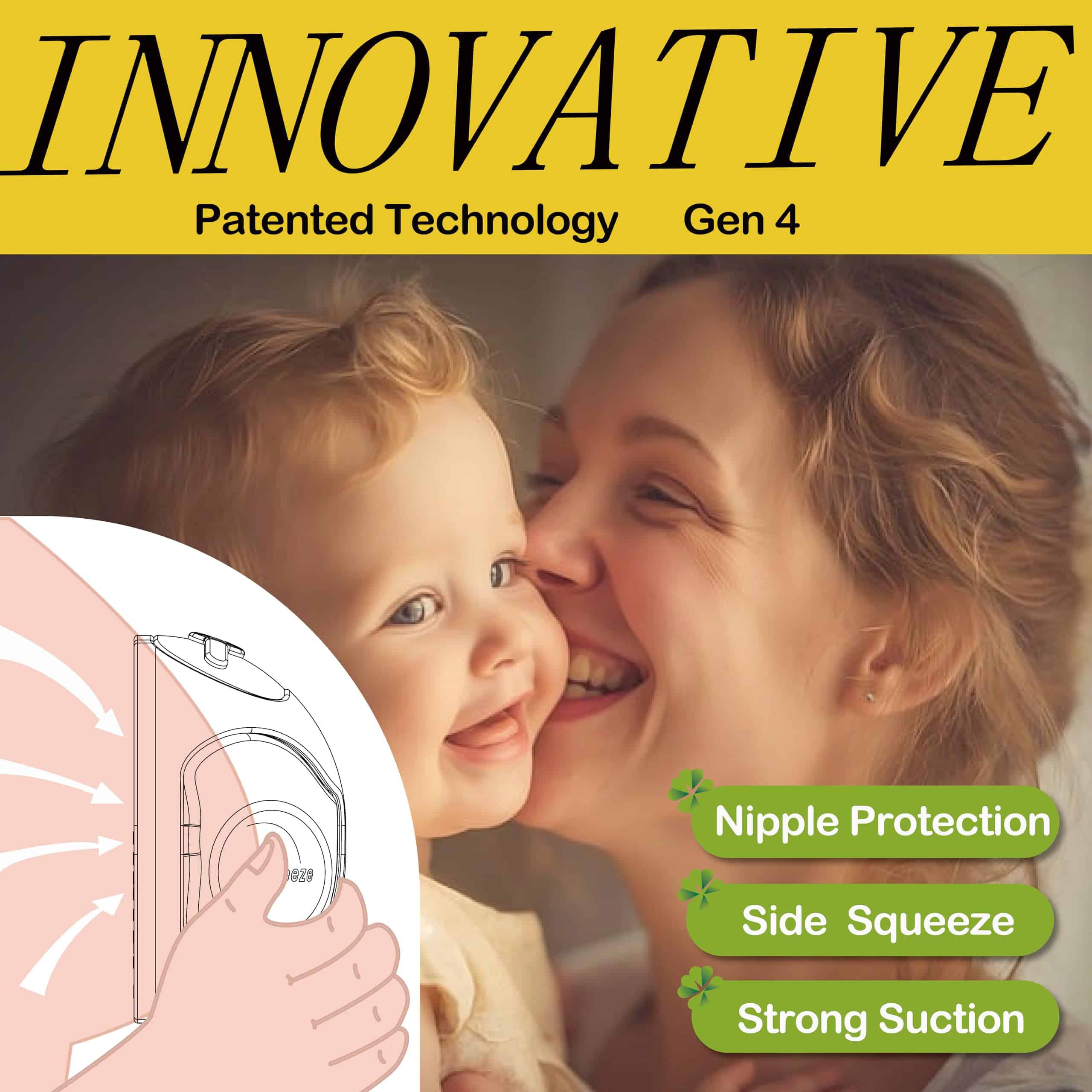 Colector de leche materna portátil de Amplim In-Bra | Copa - Imagen 4