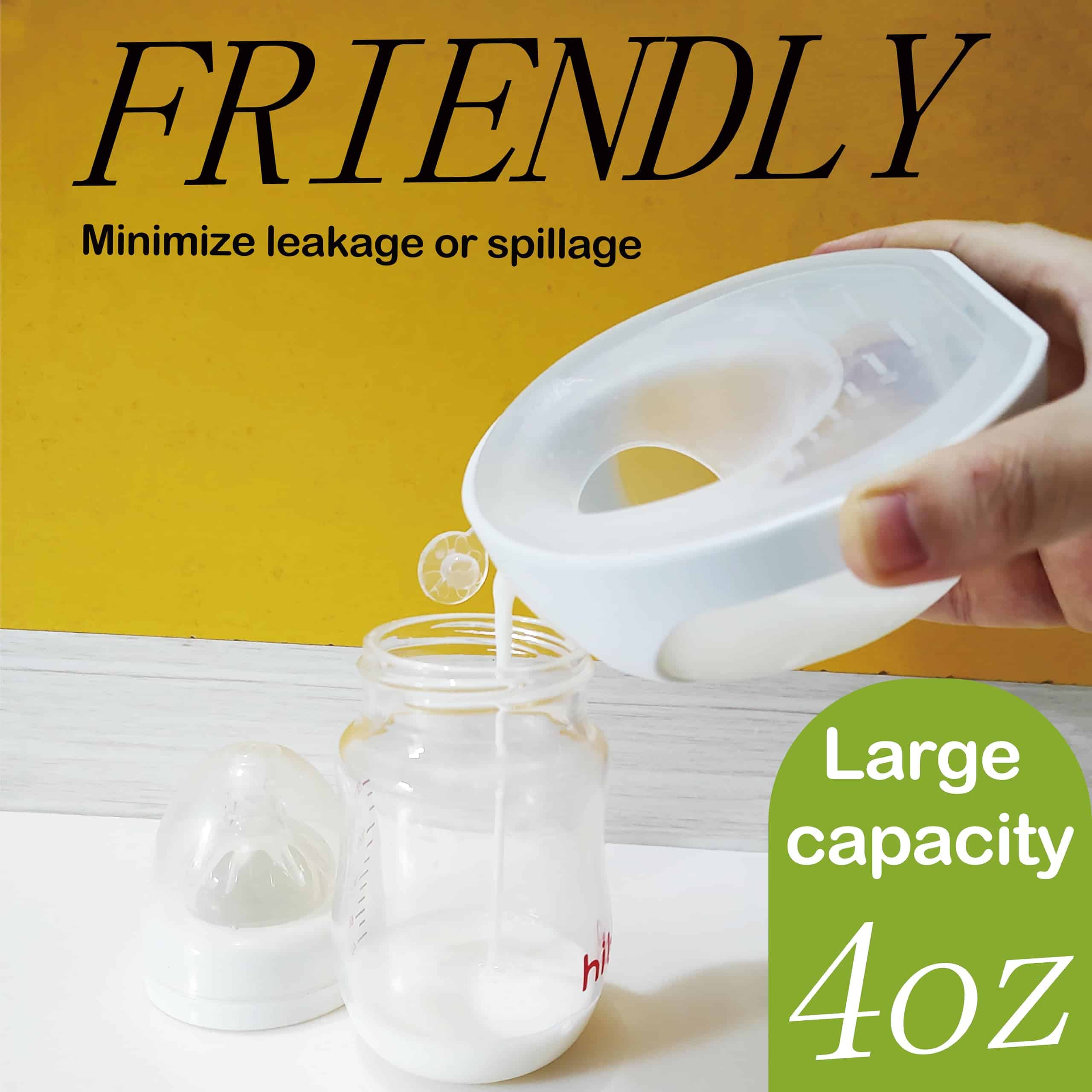 Colector de leche materna portátil de Amplim In-Bra | Copa - Imagen 6