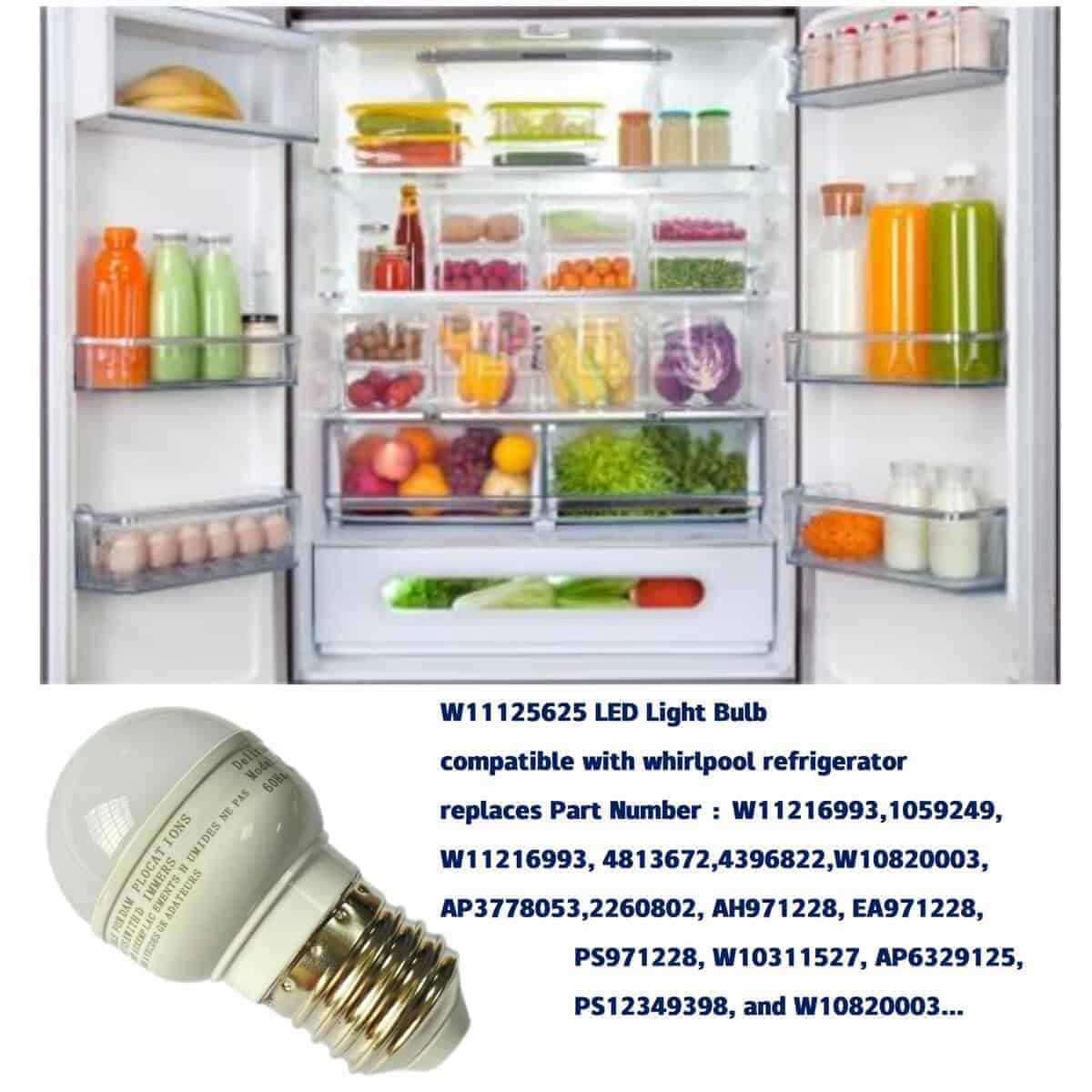 Bombilla de luz LED de 3.6 vatios de reemplazo W11125625 - Imagen 3