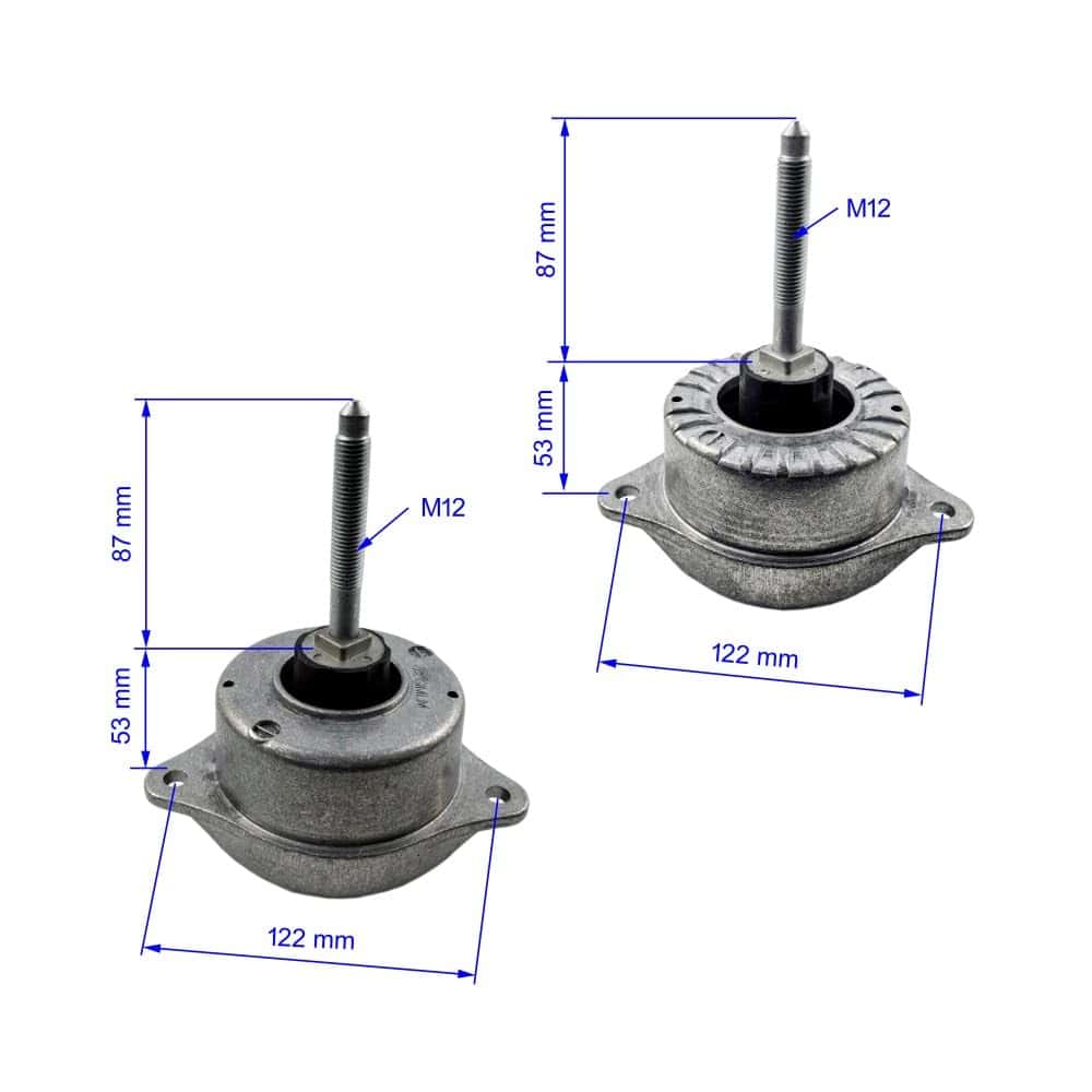 Conjunto de 2 soportes de motor izquierdo + derecho - Imagen 4