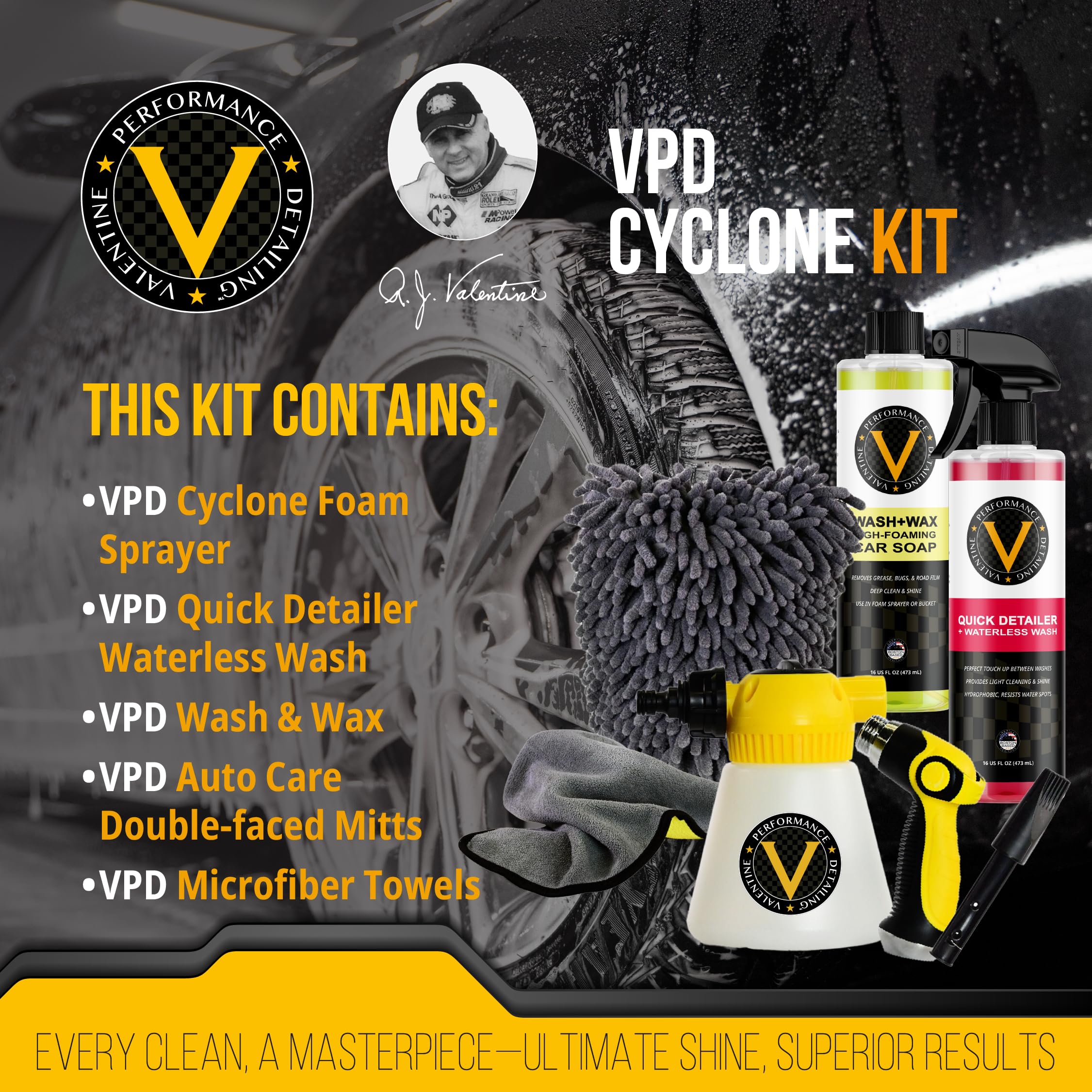 Kit de Lavado Exterior de Automóviles VPD Cyclone - Kit de - Imagen 3