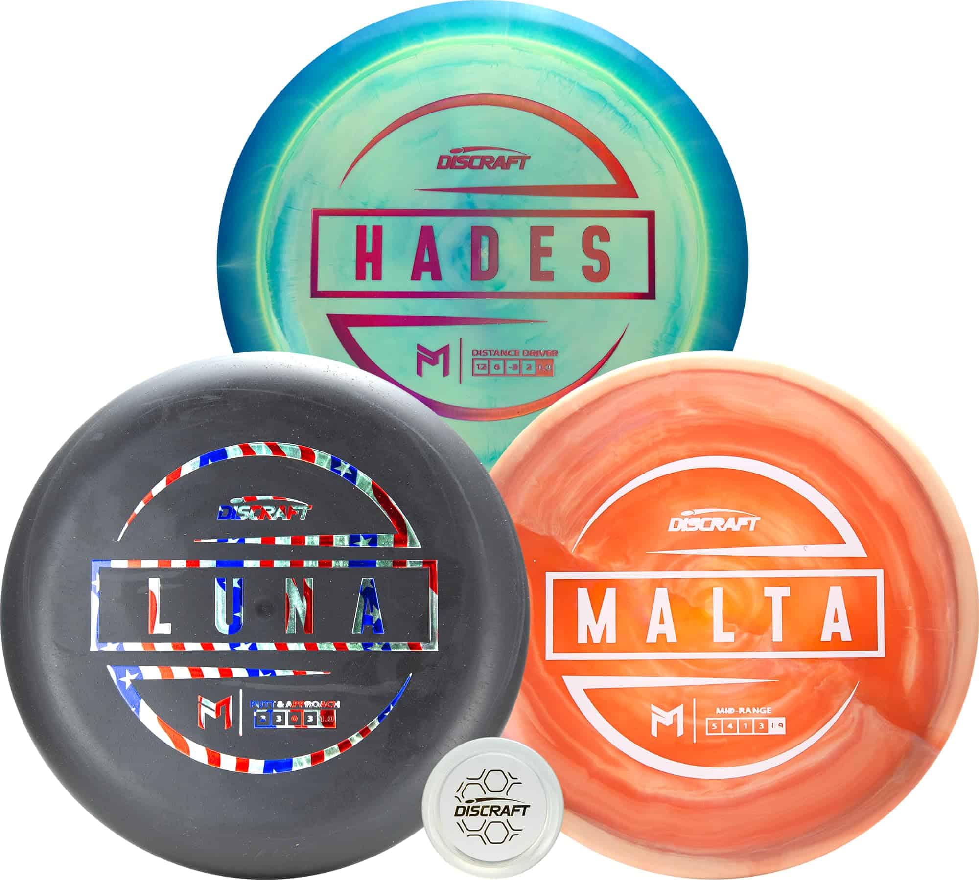 Juego de Discos de Golf PM ESP Three - Pack - Hades, Malta, - Imagen 3