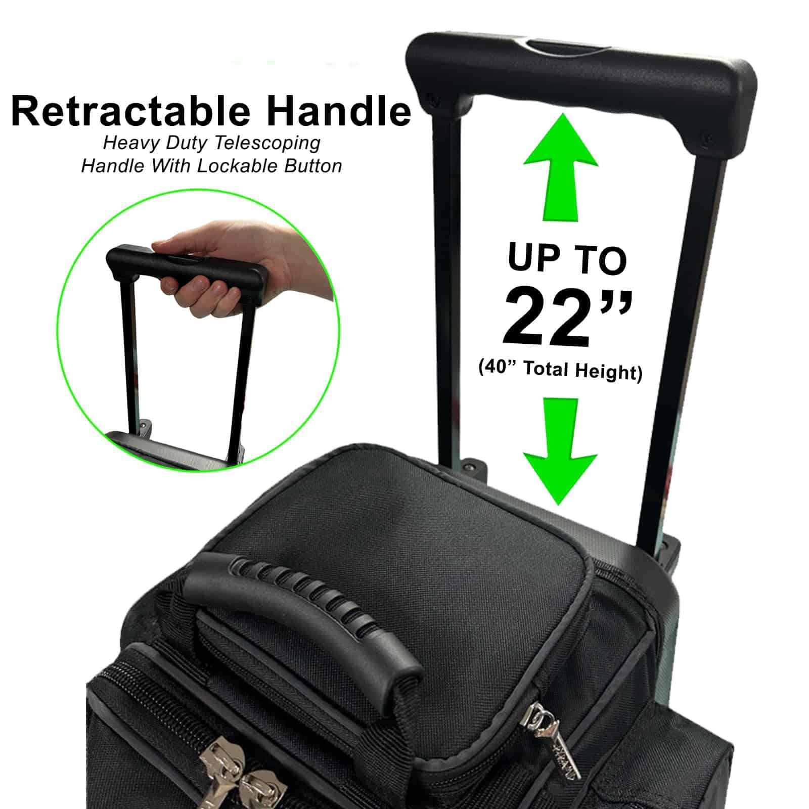 Bolso de Bolos de Doble Rodillo Pyramid Path Pro Deluxe - Imagen 4