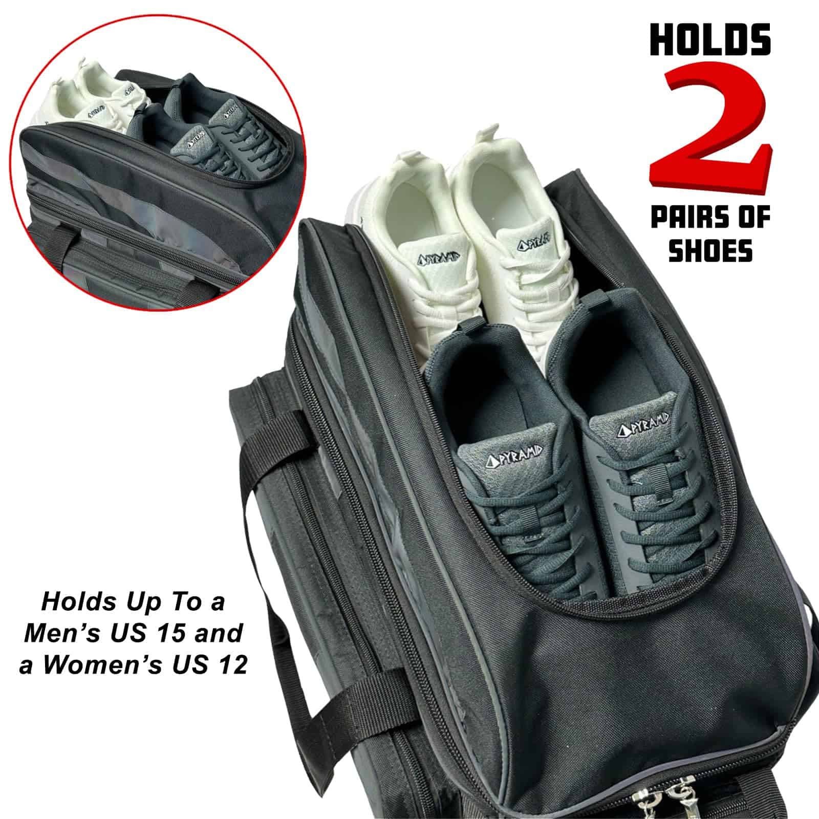 Bolso de Ruedas Doble Deluxe Pyramid Path Pro (Alambre de - Imagen 5