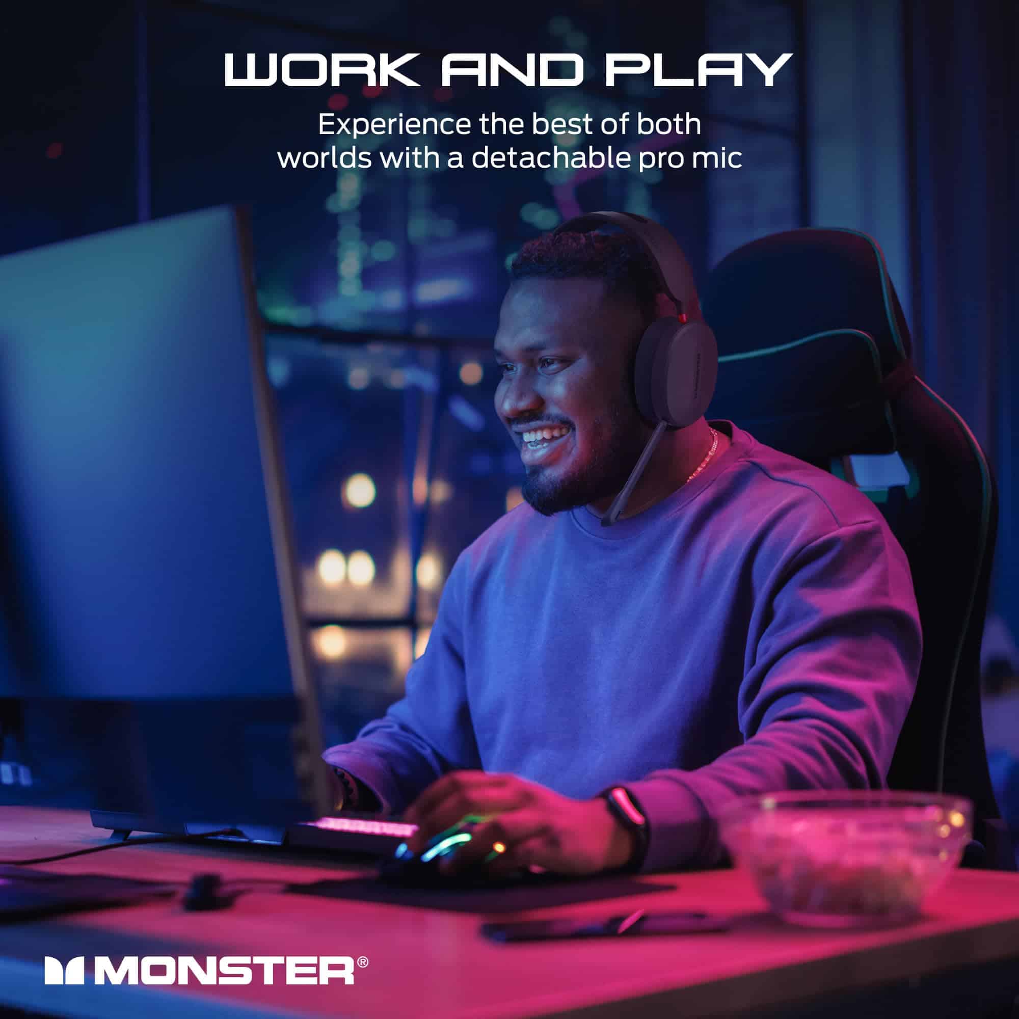 Audífonos Inalámbricos Bluetooth On-Ear Monster Elements - Imagen 5