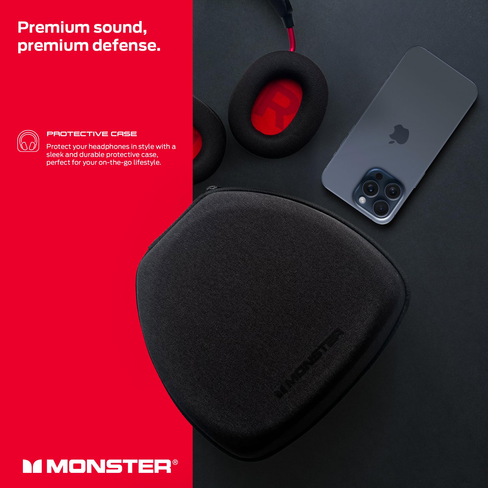Audífonos Inalámbricos Bluetooth On-Ear Monster Elements - Imagen 8