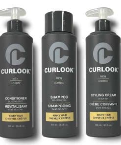 Paquete Curlook Kinky-Coily | Champú, Acondicionador y