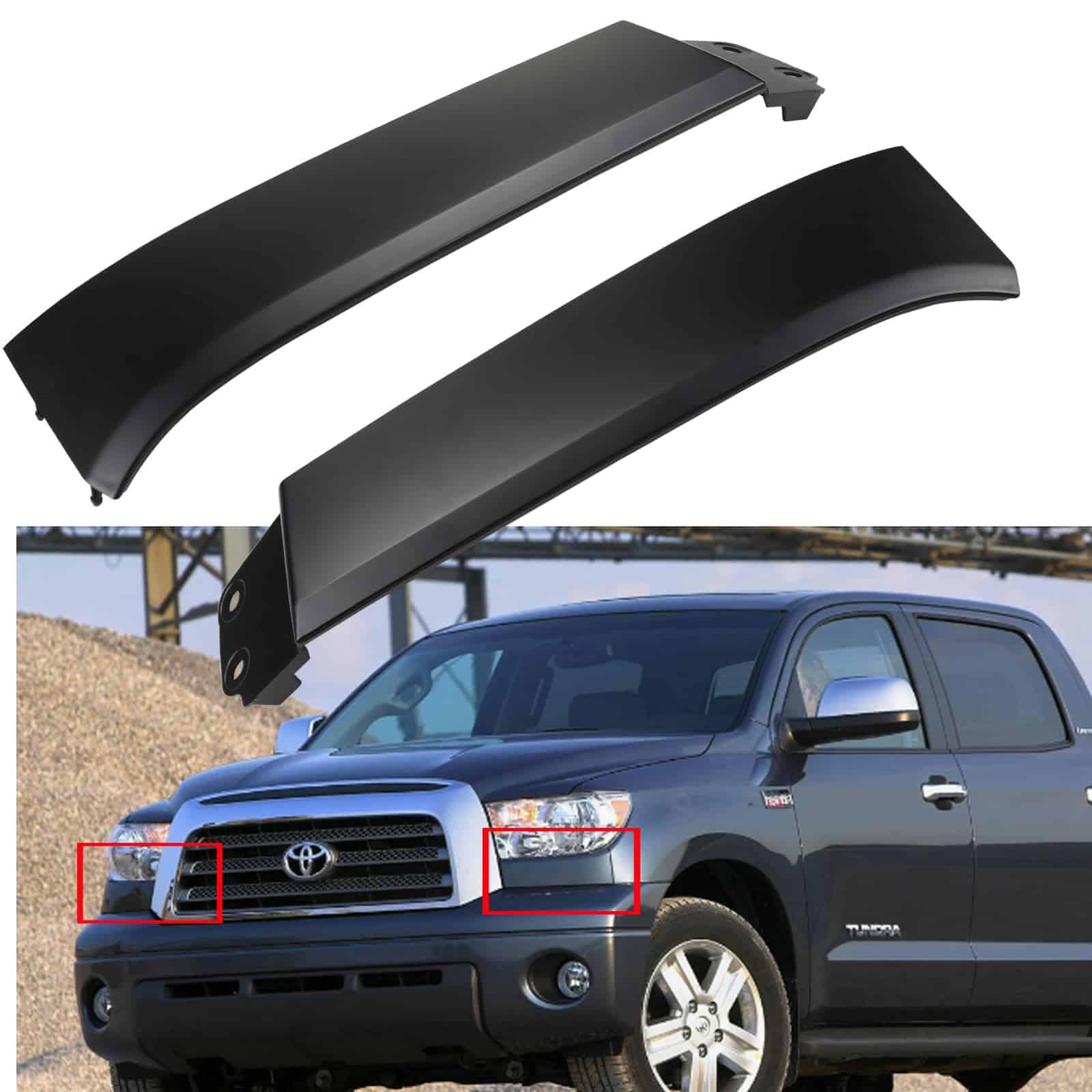 Paneles decorativos de relleno para faros delanteros para