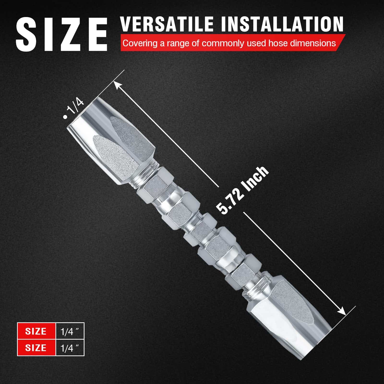 Kit de Reparación de Mangueras Hidráulicas PIKWO de 2 - Imagen 3