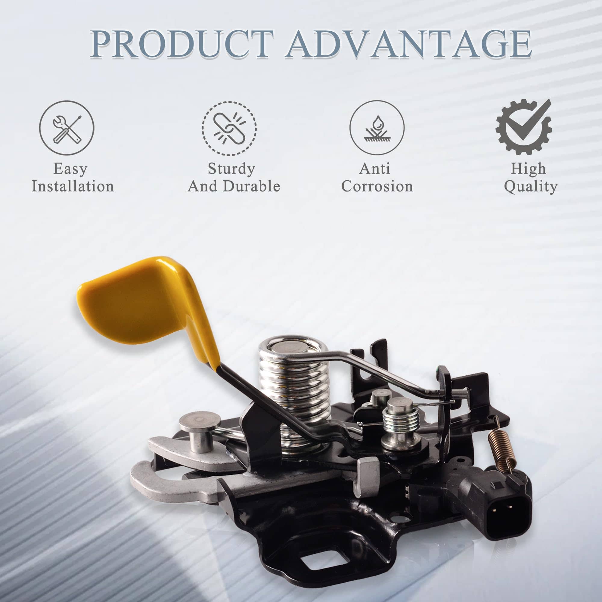 Ensamblaje de cerradura de pestillo de capó Predep para - Imagen 7