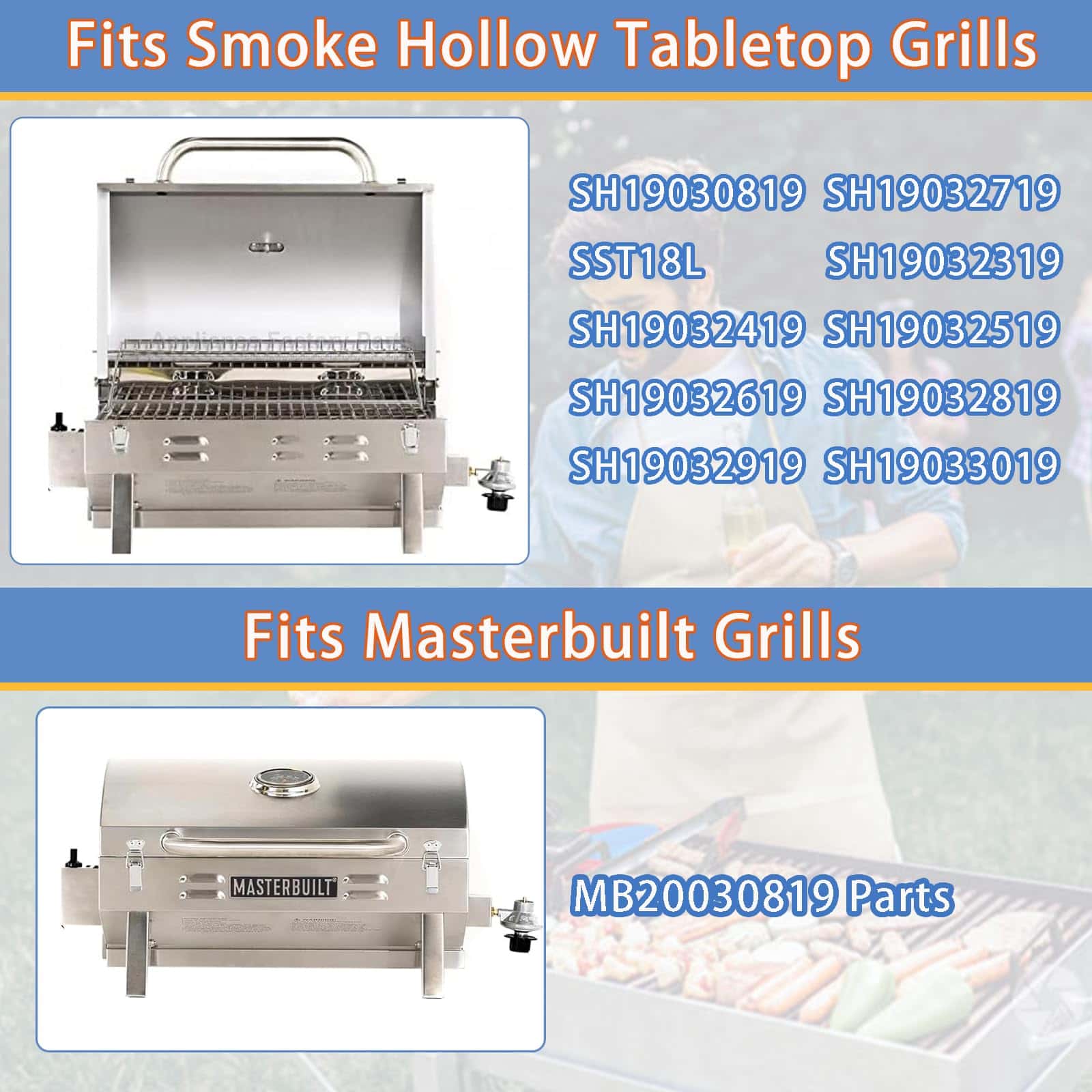 Derurizy SST18L-6 Reemplazo de Placa de Calor para Parrilla - Imagen 4