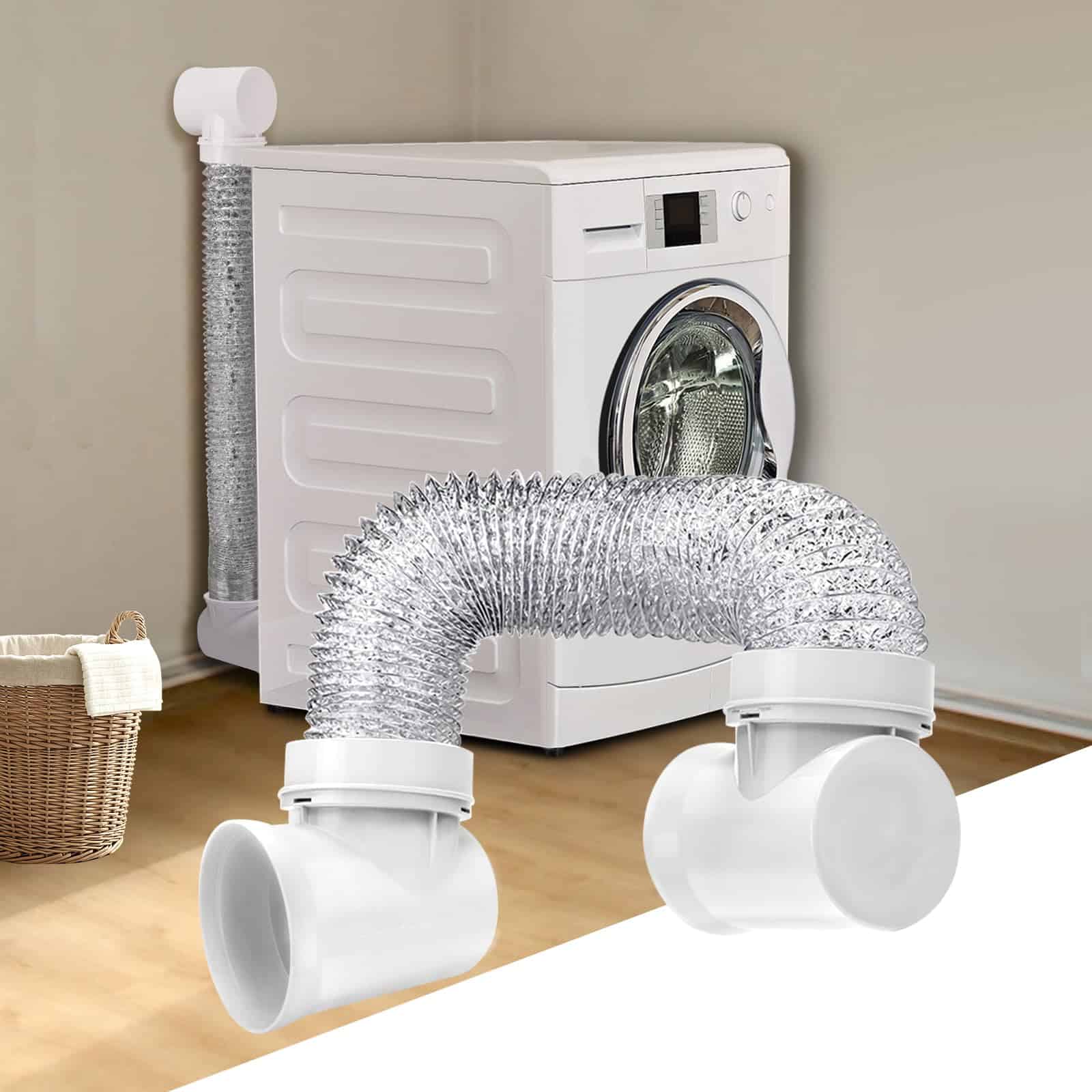 Kit de Conector de Manguera de Ventilación para Secadora de