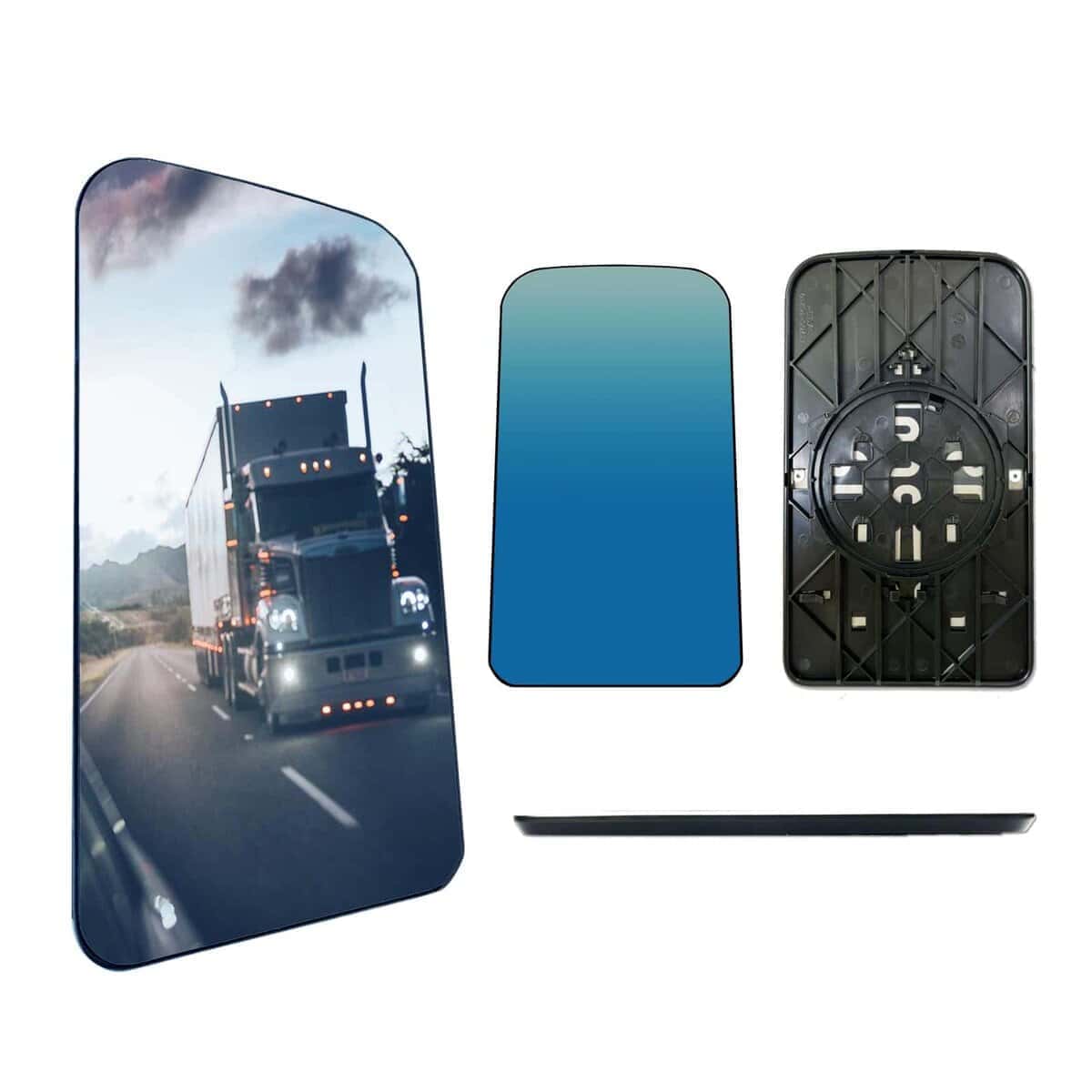 Espejo de repuesto antirreflejos SPLENDID en azul, para