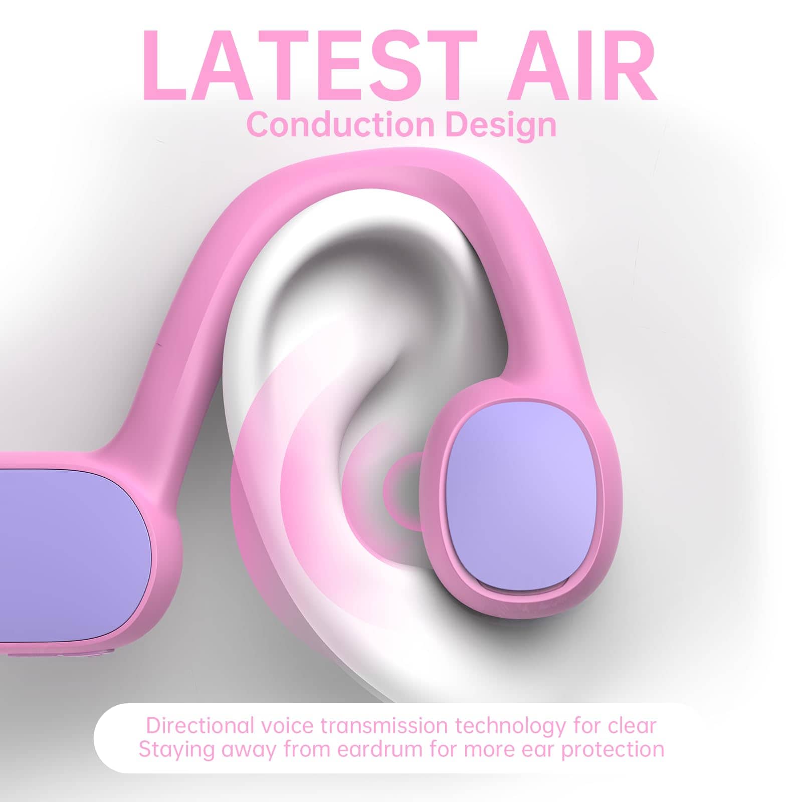 Mehomeli Kids Headphones, Bluetooth 5.2 Auriculares de - Imagen 3