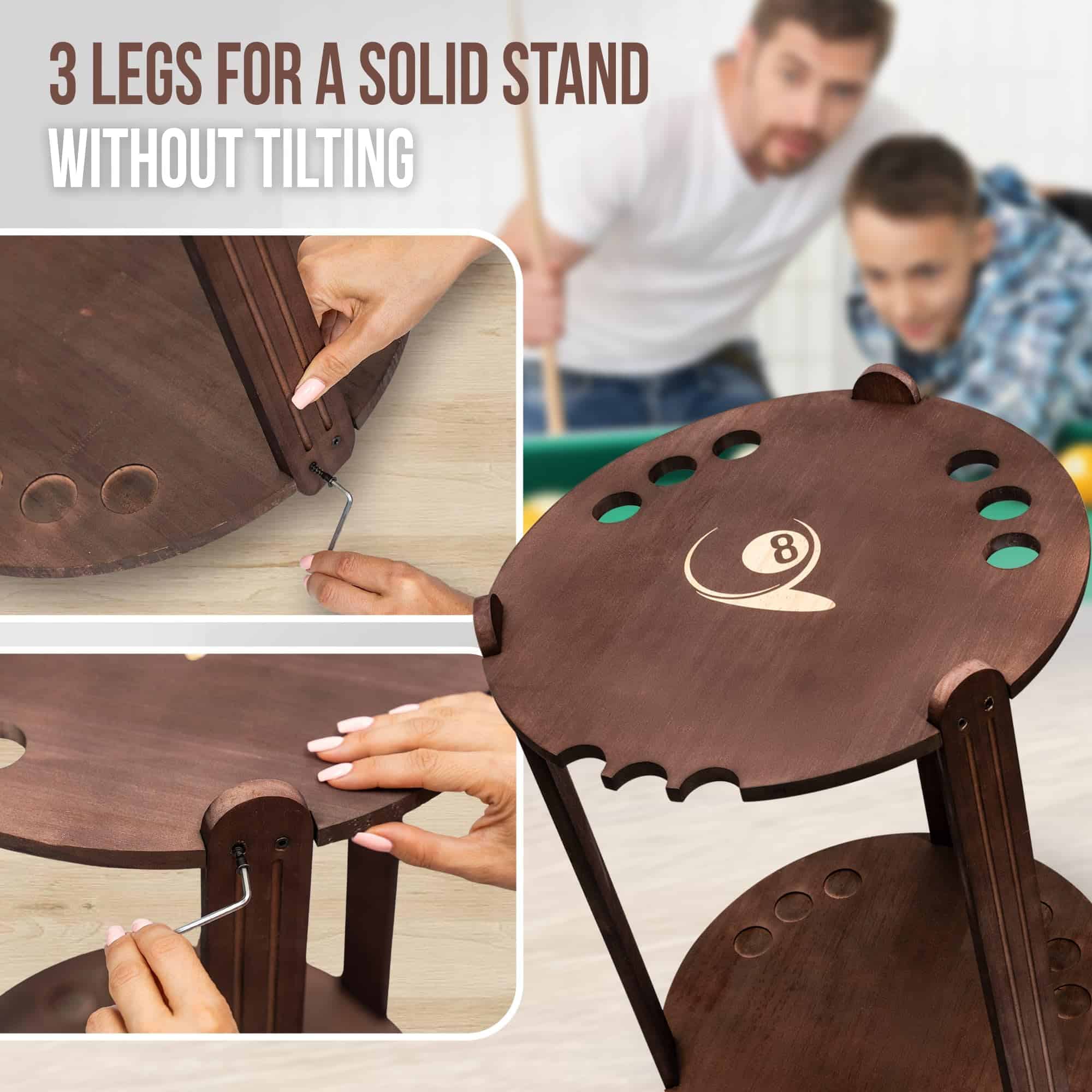 Soporte de Palo de Billar - Soporte de Palo de Billar de - Imagen 9