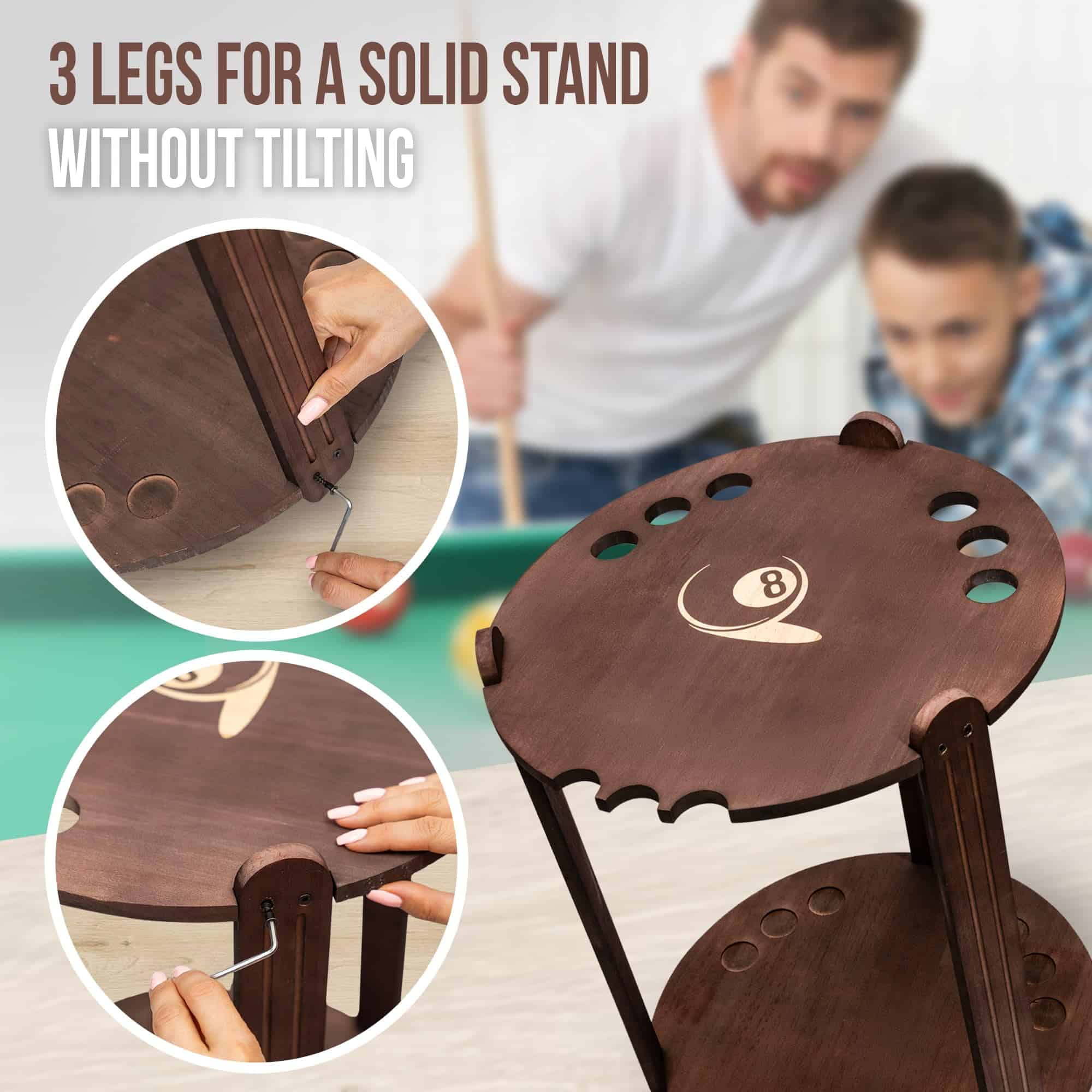 Soporte de Palo de Billar - Soporte de Palo de Billar de - Imagen 6