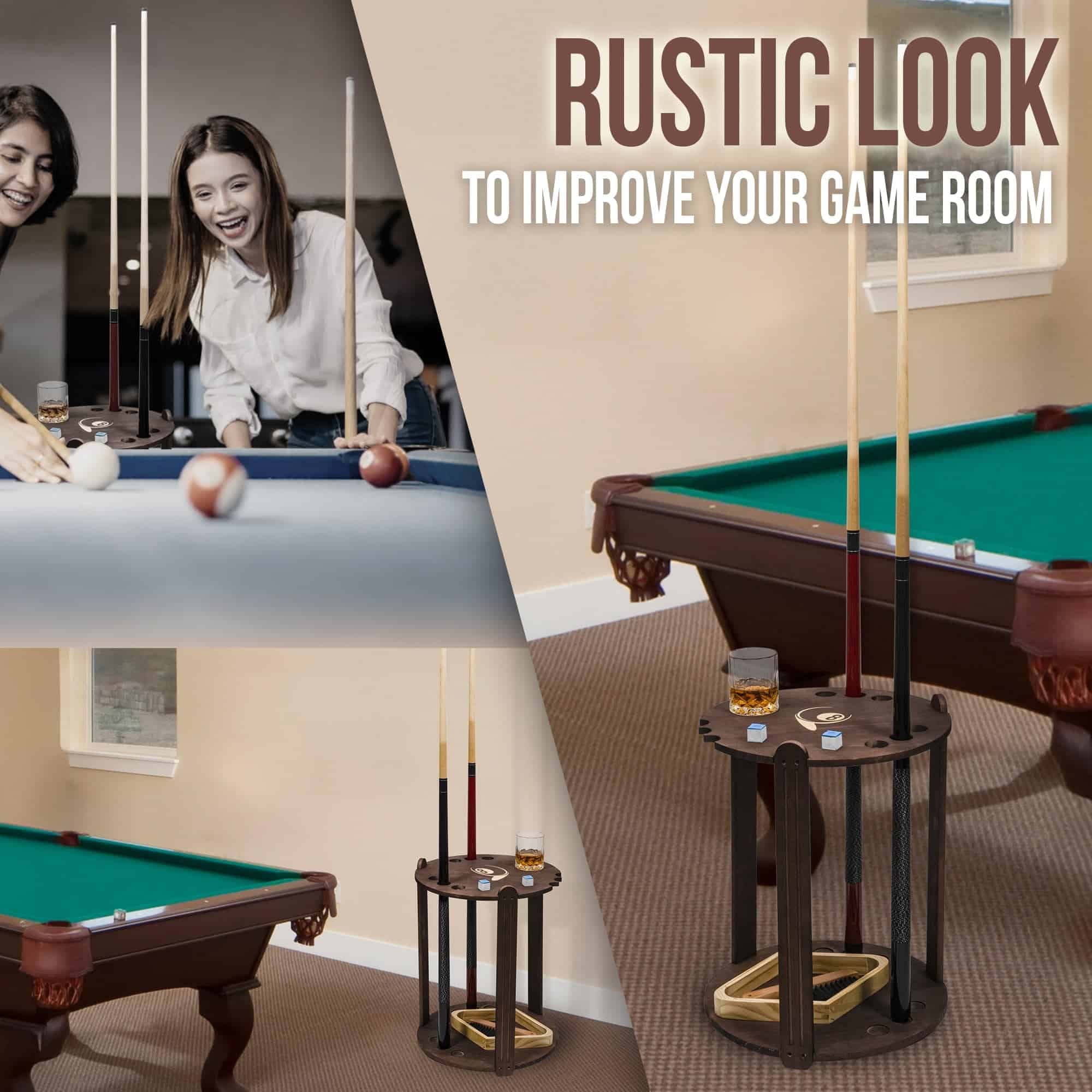 Soporte de Palo de Billar - Soporte de Palo de Billar de - Imagen 4