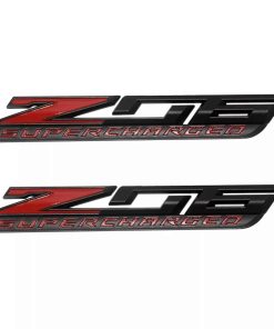Emblema de imán 3D GIBURCER 2Pc C7 Corvette ZO6 Super