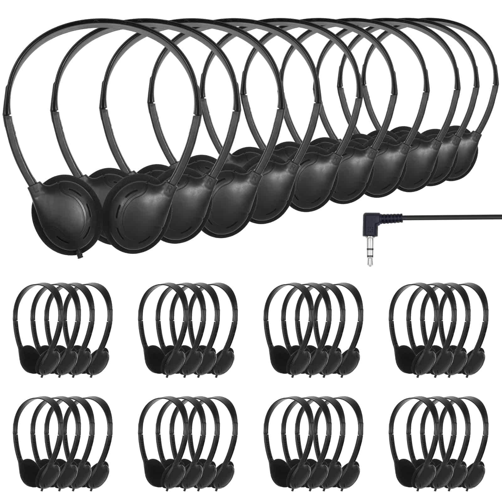 Auriculares para Salón de Clases en Paquete de 50 unidades