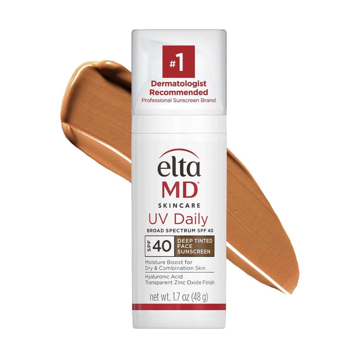 EltaMD UV Daily SPF 40 Crema Solar Facial Tintada Profunda,