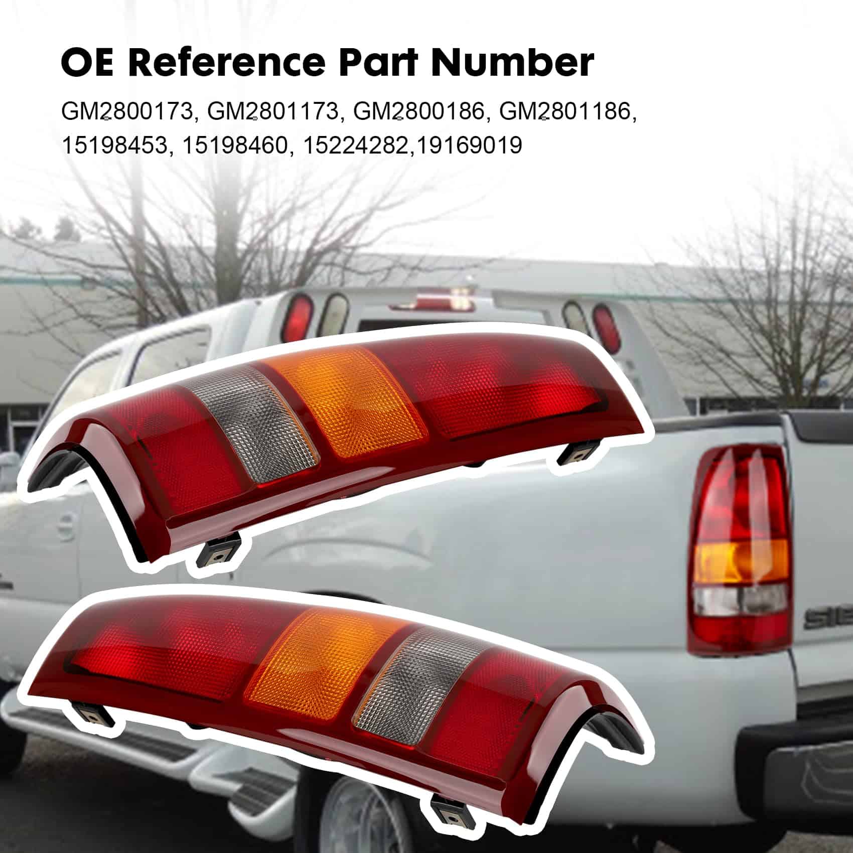 Luces traseras compatibles con 1999-2006 GMC Sierra Chevy - Imagen 6
