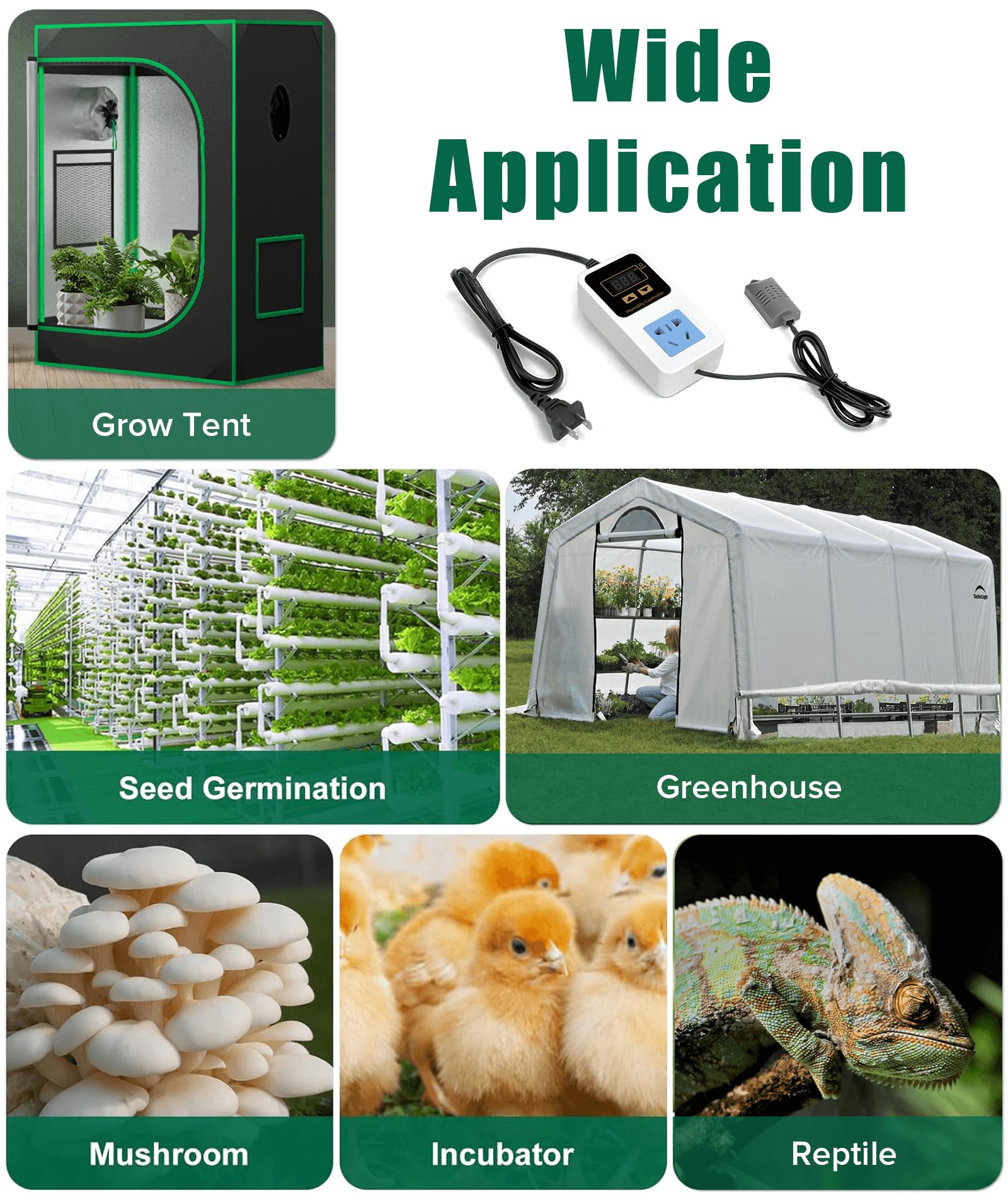 Controlador de Humedad Digital para Humidificador con - Imagen 6