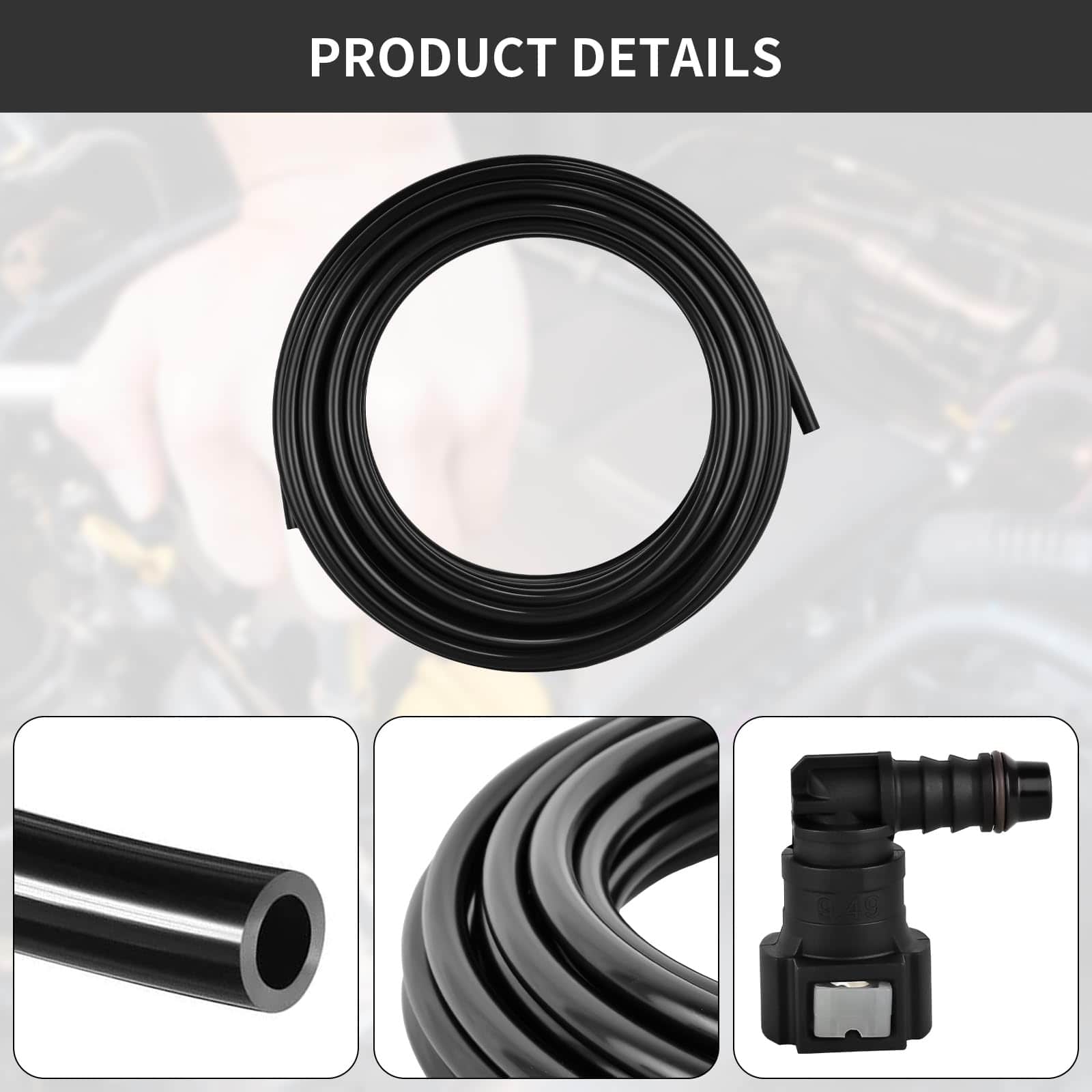 MuRealy 3/8" Línea de Combustible - Kit de Repuesto Premium - Imagen 4