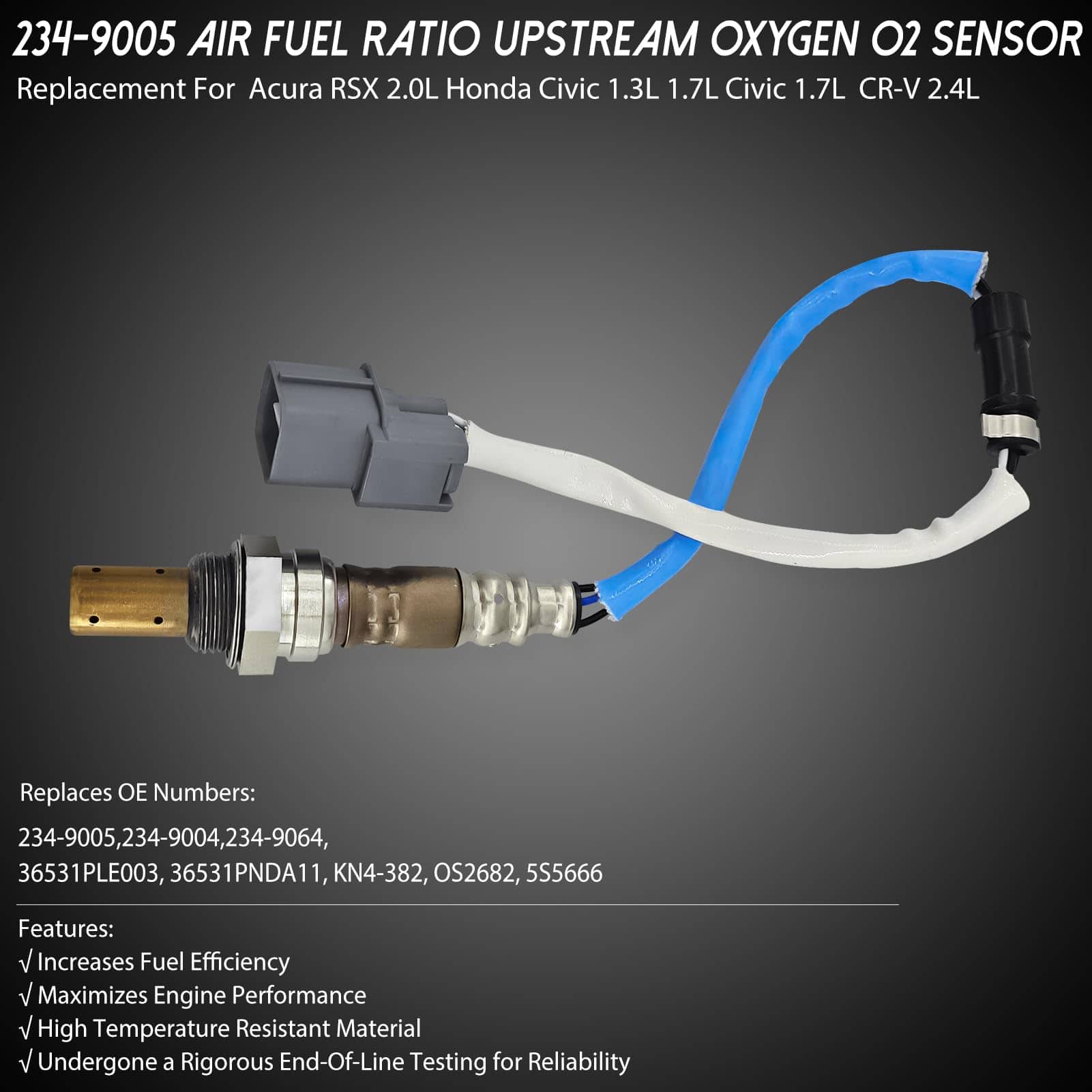 Sensor de Oxígeno DUEYU 234-9005 Arriba & Abajo - - Imagen 3