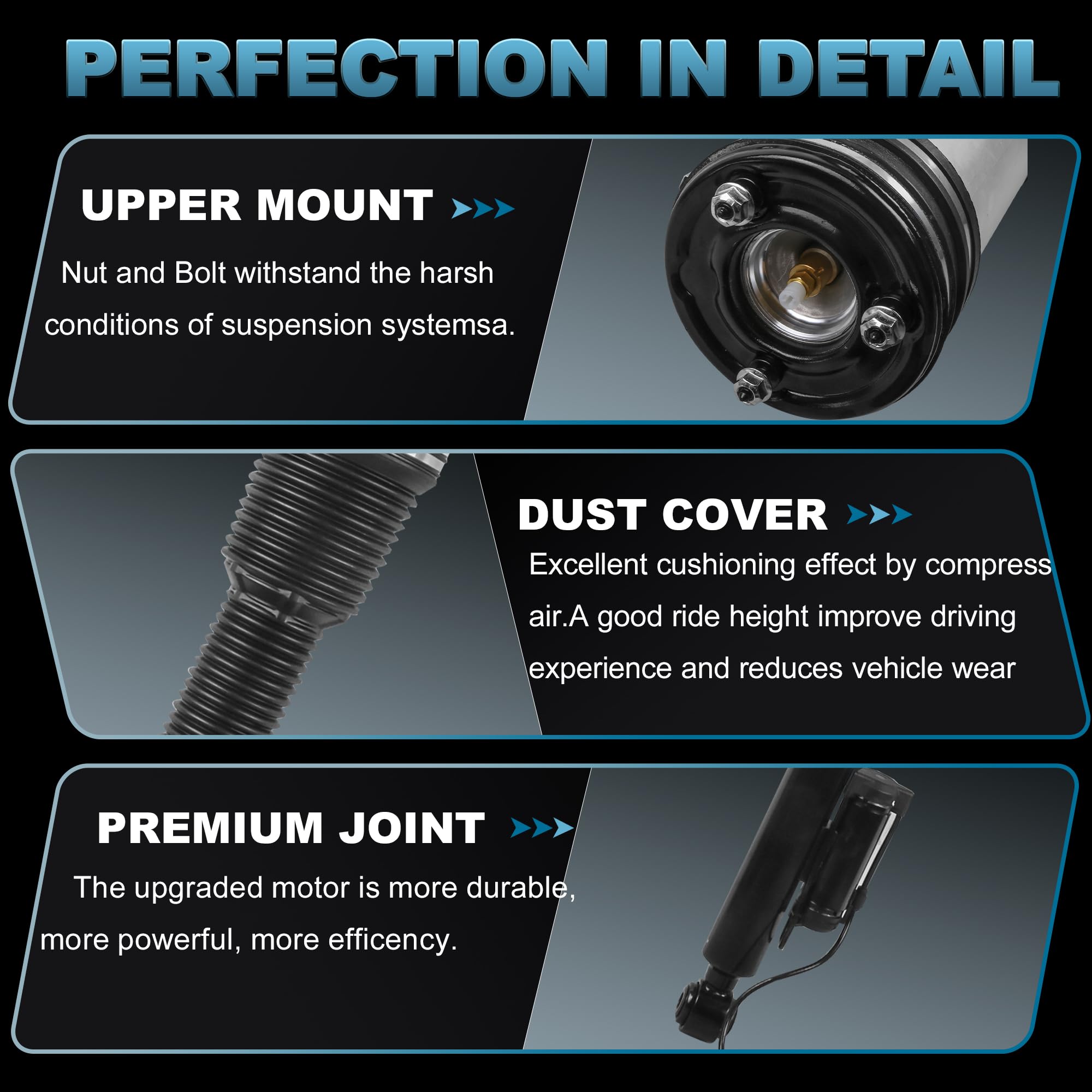 1PC Amortiguadores Traseros de Aire para Suspensión - Imagen 4