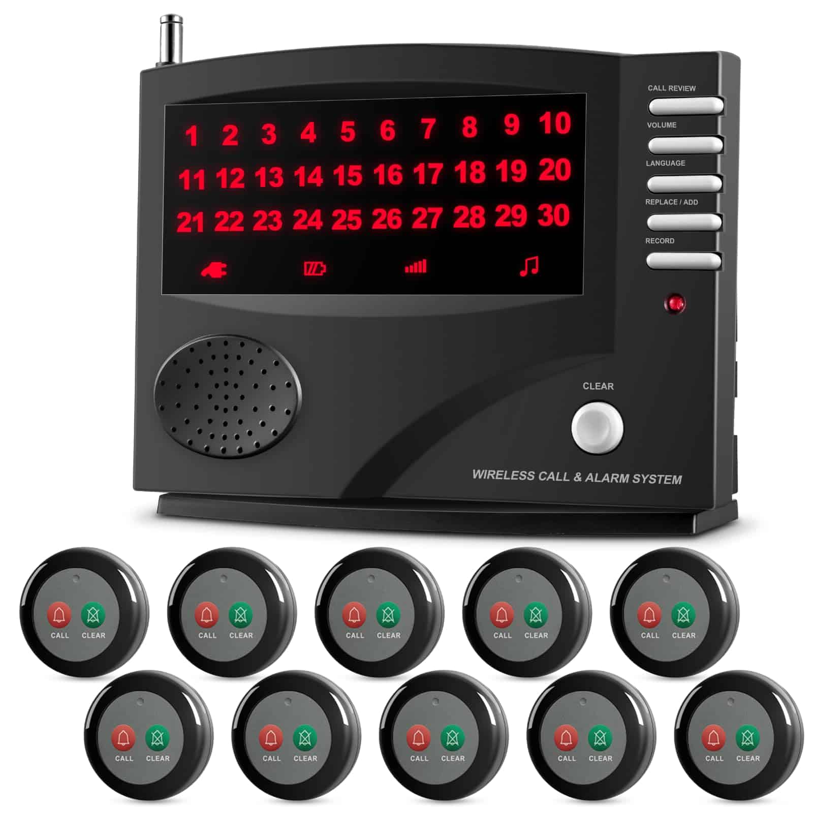 Sistema de Llamada de Enfermera SYNLETT con -Negro