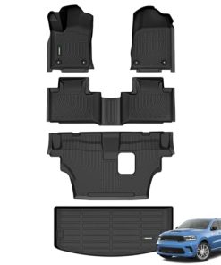 ANBINGO-Mantas para Pisos y Tapete de Maletero para Dodge