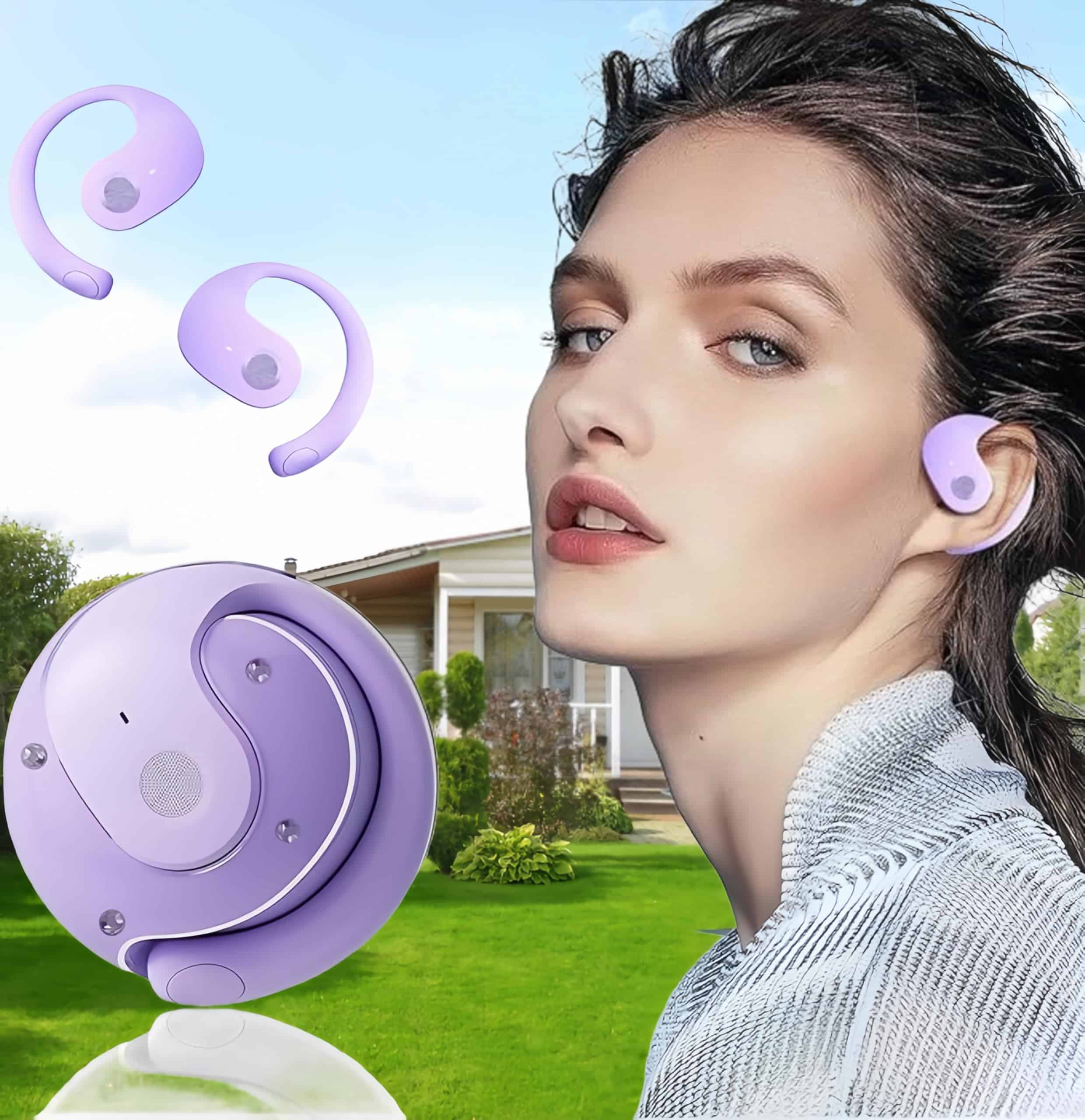 Newalkee Newalker Auriculares de Oreja Abierta, Bluetooth - Imagen 7