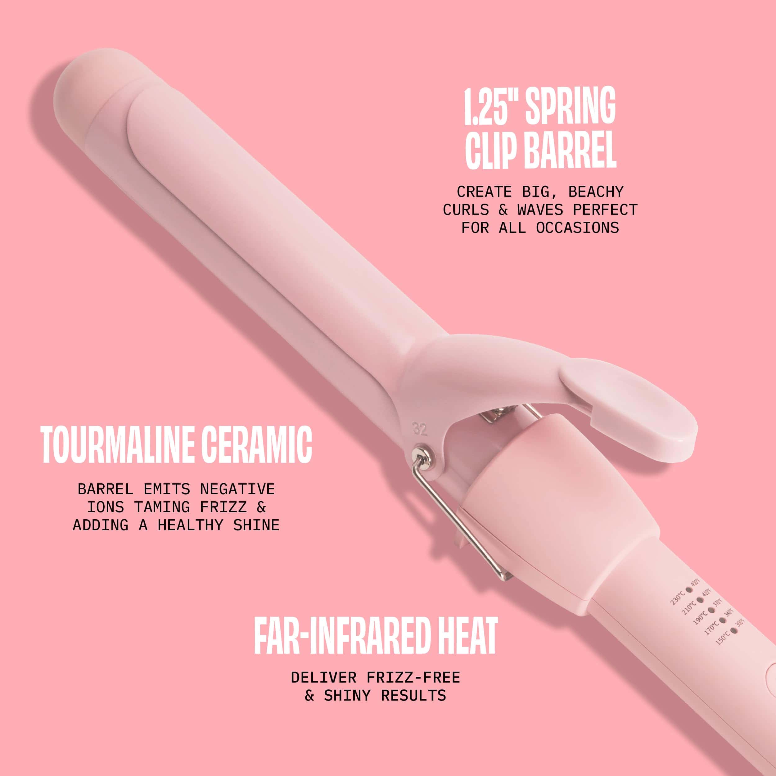 FoxyBae Bounce Bae Rizador de Pelo con Pinza de Cerámica de - Imagen 5