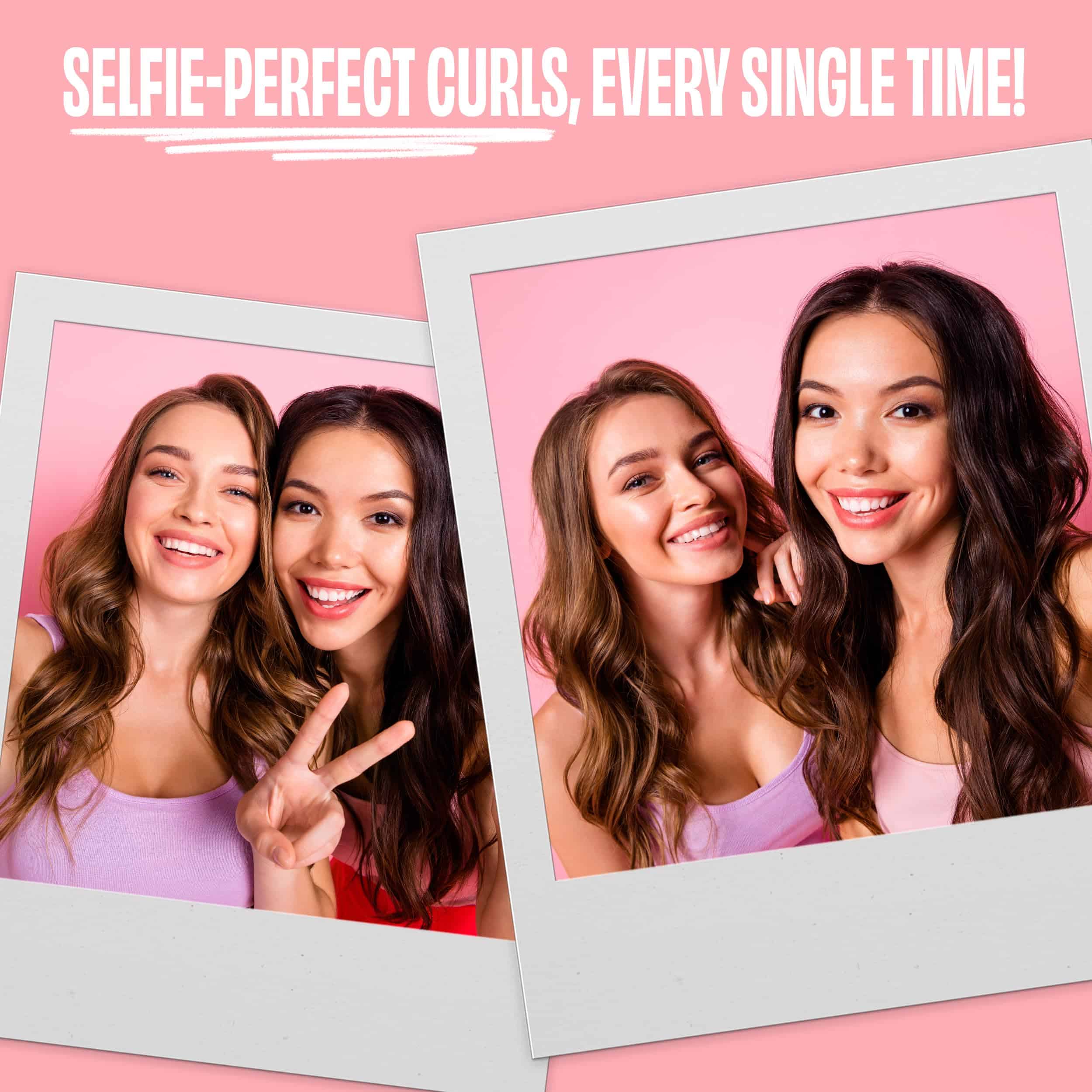 FoxyBae Bounce Bae Rizador de Pelo con Pinza de Cerámica de - Imagen 8