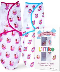 Swaddle LilTike - Colección Mamá y Bebé, Talla S/M, Paquete