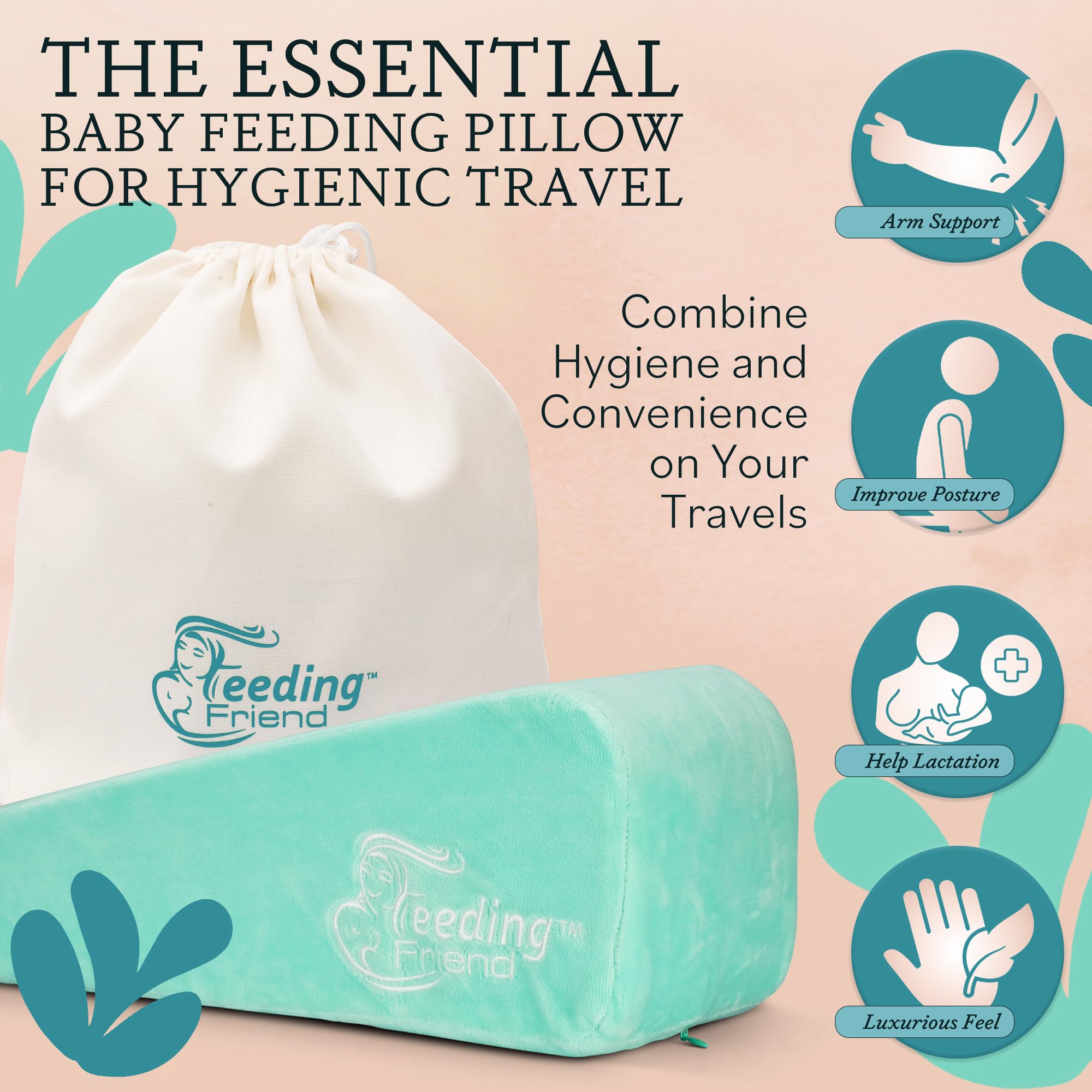 Cojín de Lactancia - Almohada de Lactancia para Amamantar y - Imagen 4