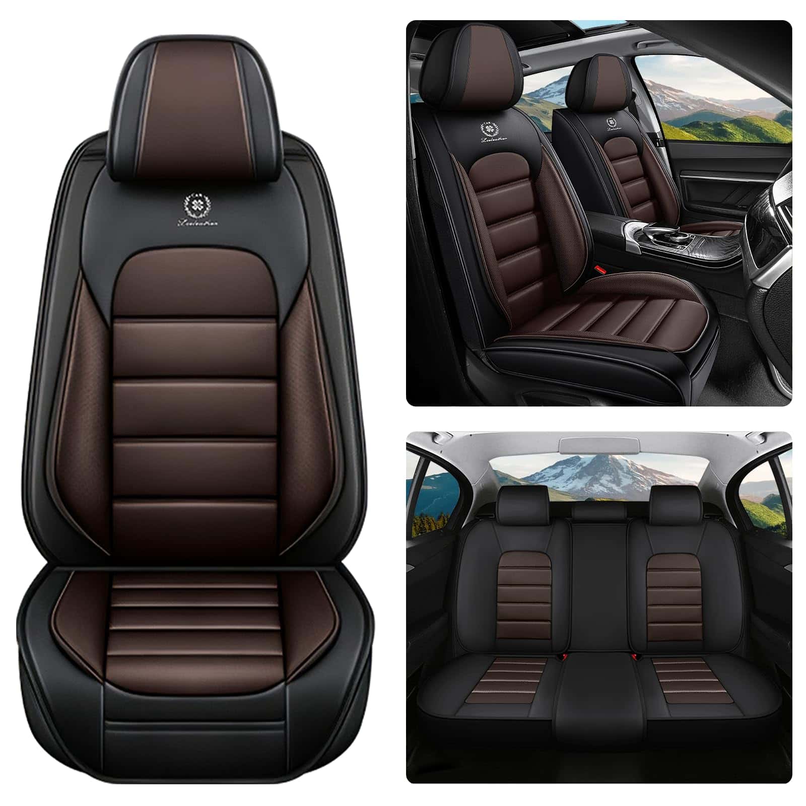 Fundas de asiento para auto MORELEATHER Fit para BMW 328i