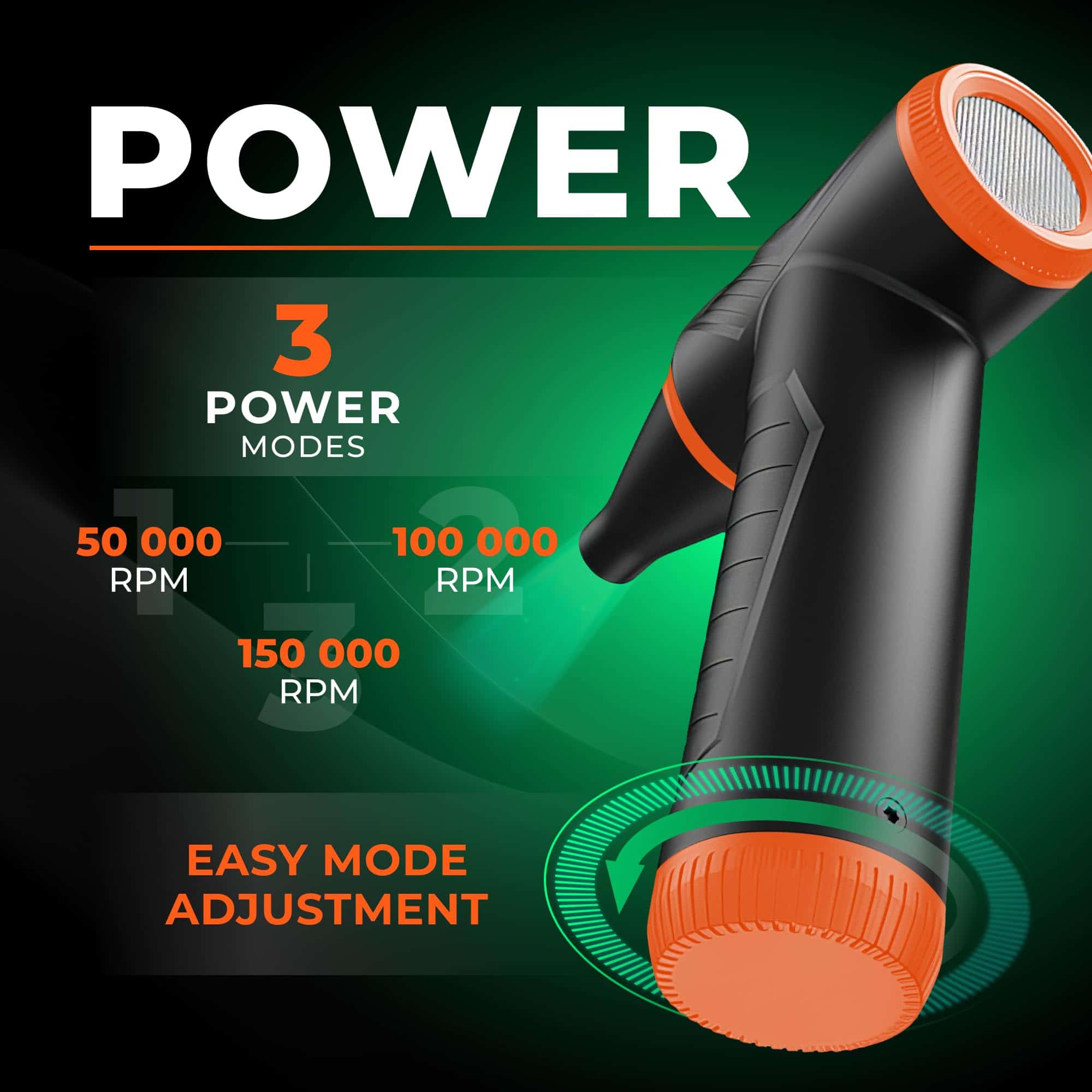 Soplador de Aire Comprimido Eléctrico 150,000 RPM con Gel - Imagen 3