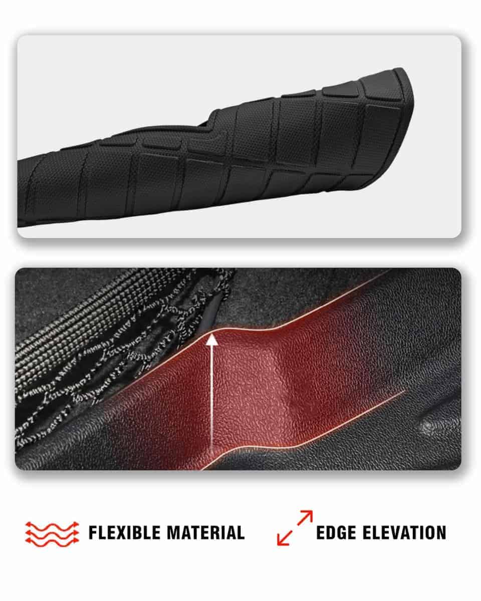 ZQULOYO Protector de Asiento Trasero y Alfombrilla de Carga - Imagen 5