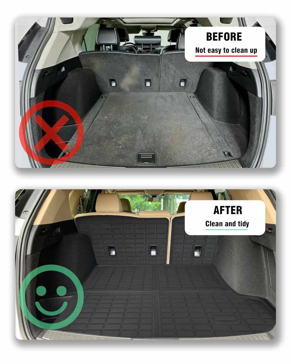 ZQULOYO Protector de Asiento Trasero y Alfombrilla de Carga - Imagen 3