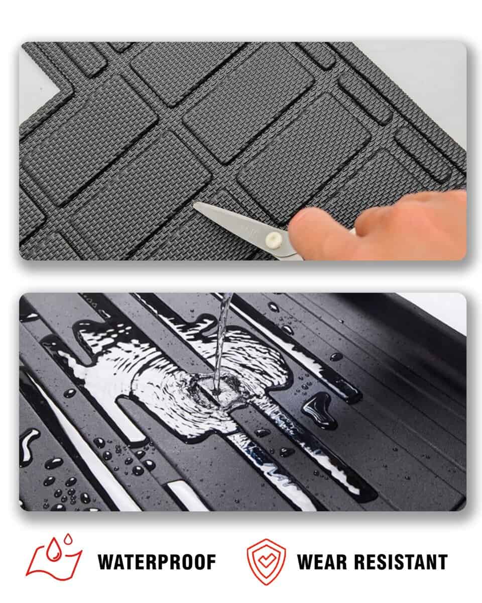 ZQULOYO Protector de Asiento Trasero y Alfombrilla de Carga - Imagen 6