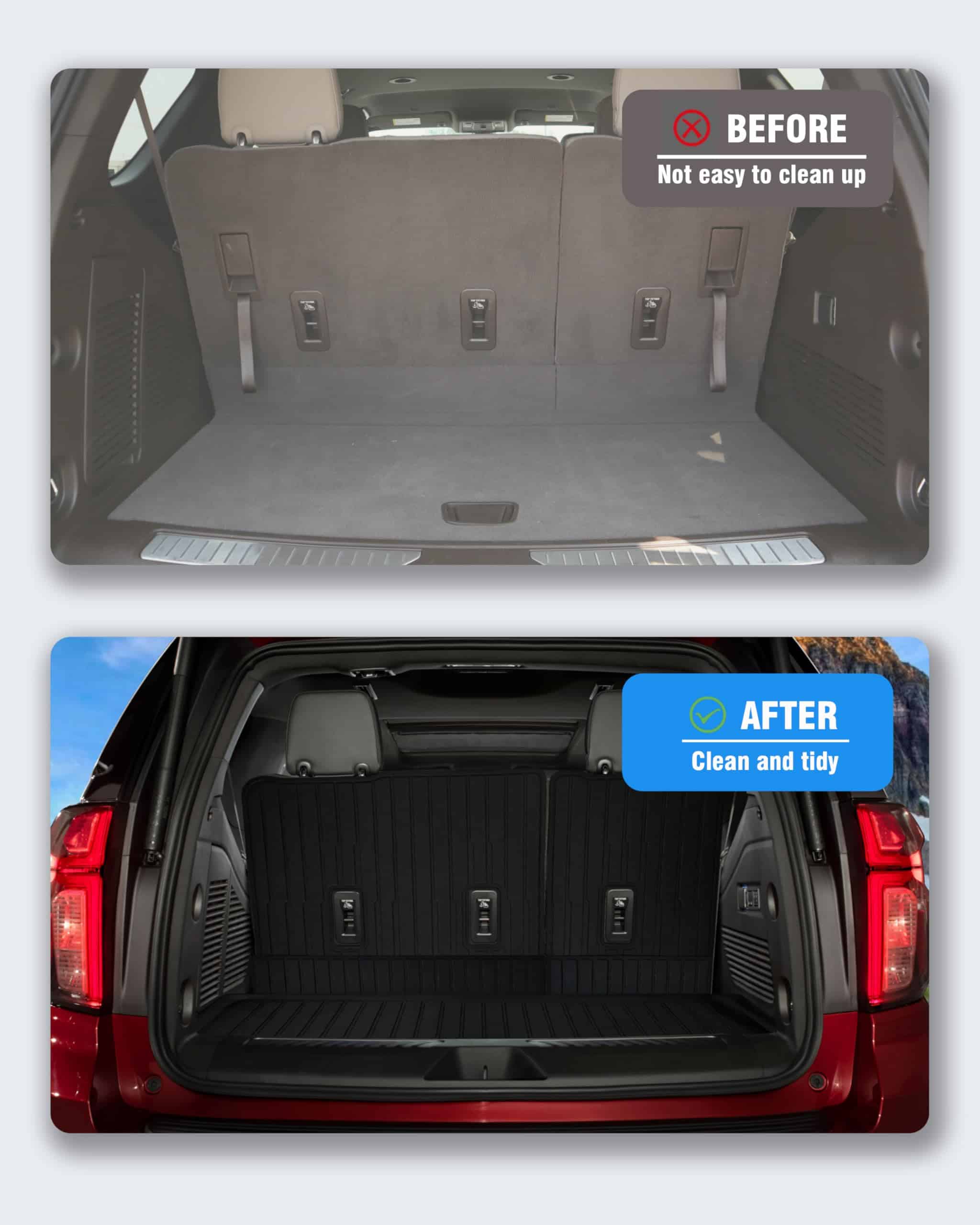 Protector de Respaldo del Asiento Trasero ZQULOYO para - Imagen 3