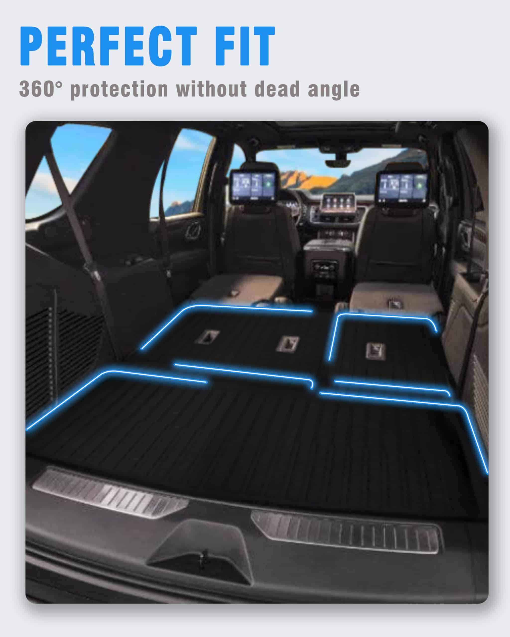 Protector de Respaldo del Asiento Trasero ZQULOYO para - Imagen 4