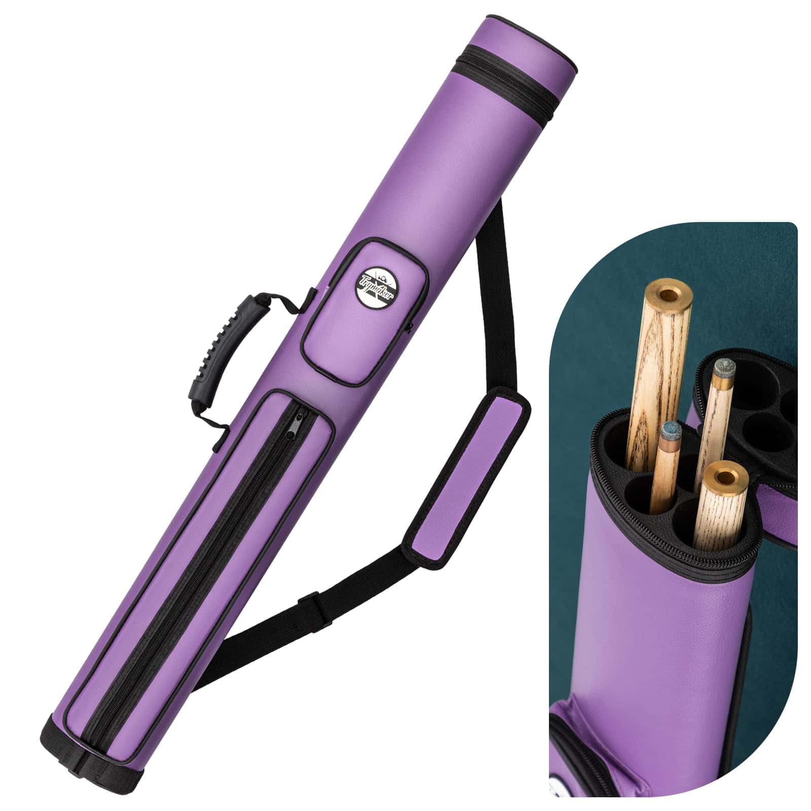 Estuche para Palos de Billar Trymaker, Estuche para 2 Palos