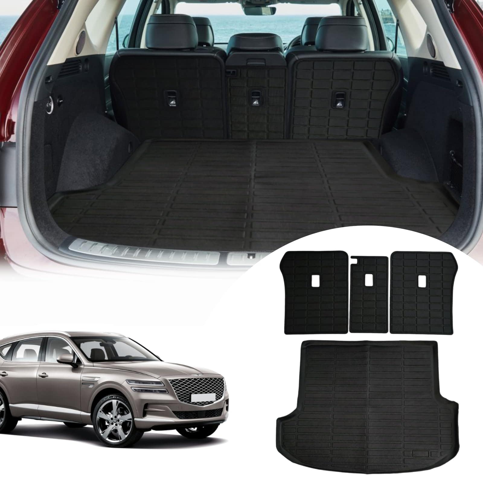 ZQULOYO Forros de carga y tapete para respaldo para