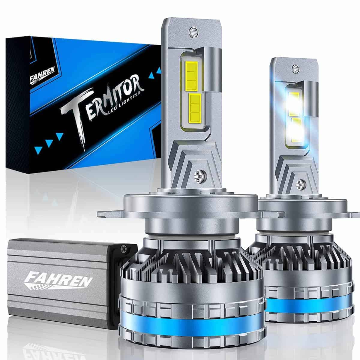 Bombillas FAHREN H4 / 9003, 120W 40000LM Brillo Mejorado de