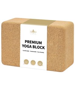Bloque de Yoga de Corcho Hatha Yoga, Corcho Natural de