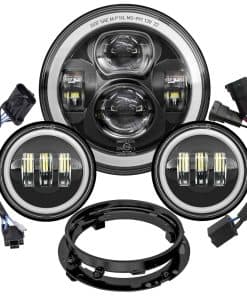 Faros LED de motocicleta de 7 pulgadas 4.5" Luces de niebla